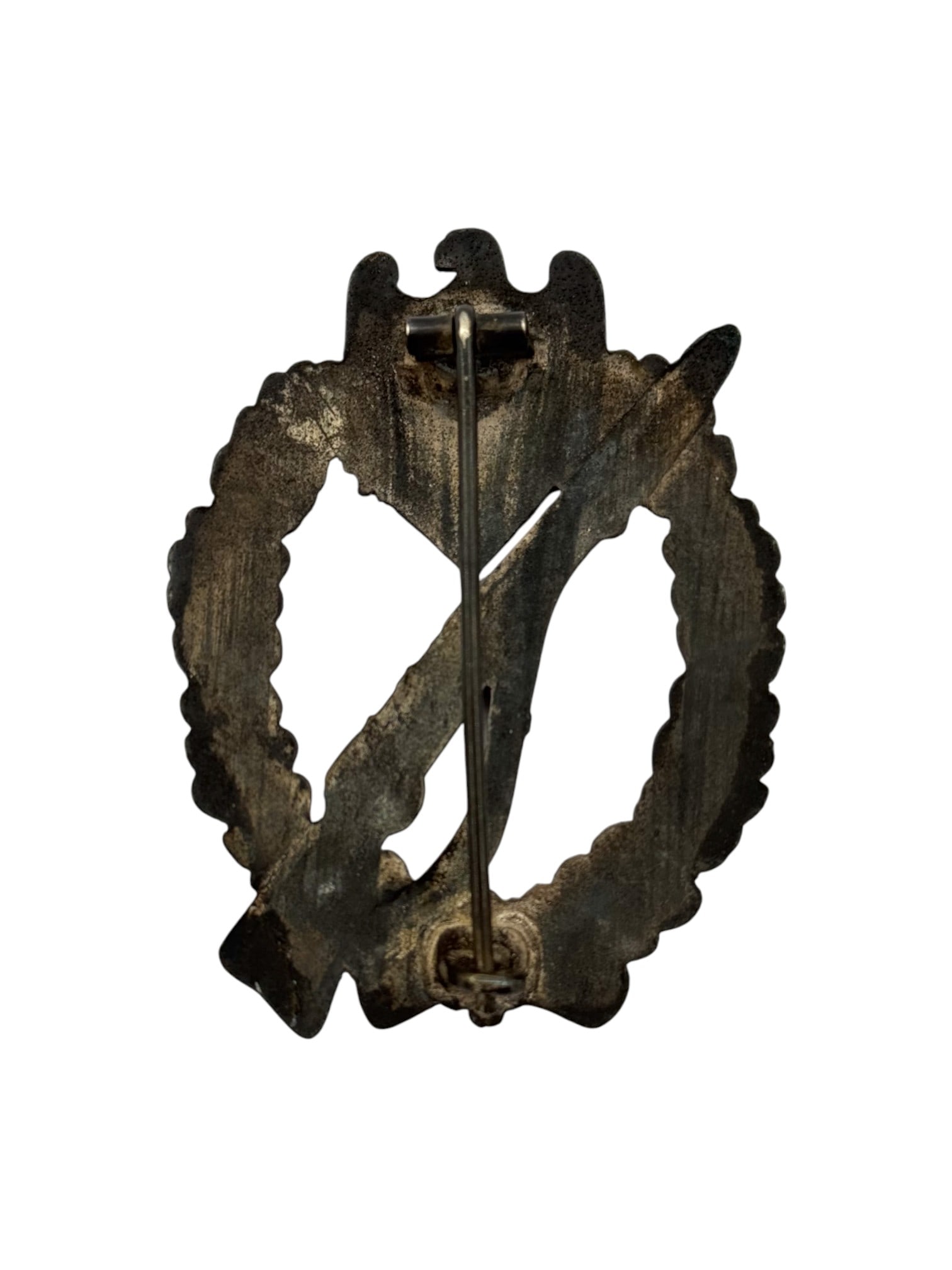 German WWII Army Infantry Assault Badge in Silver - 2