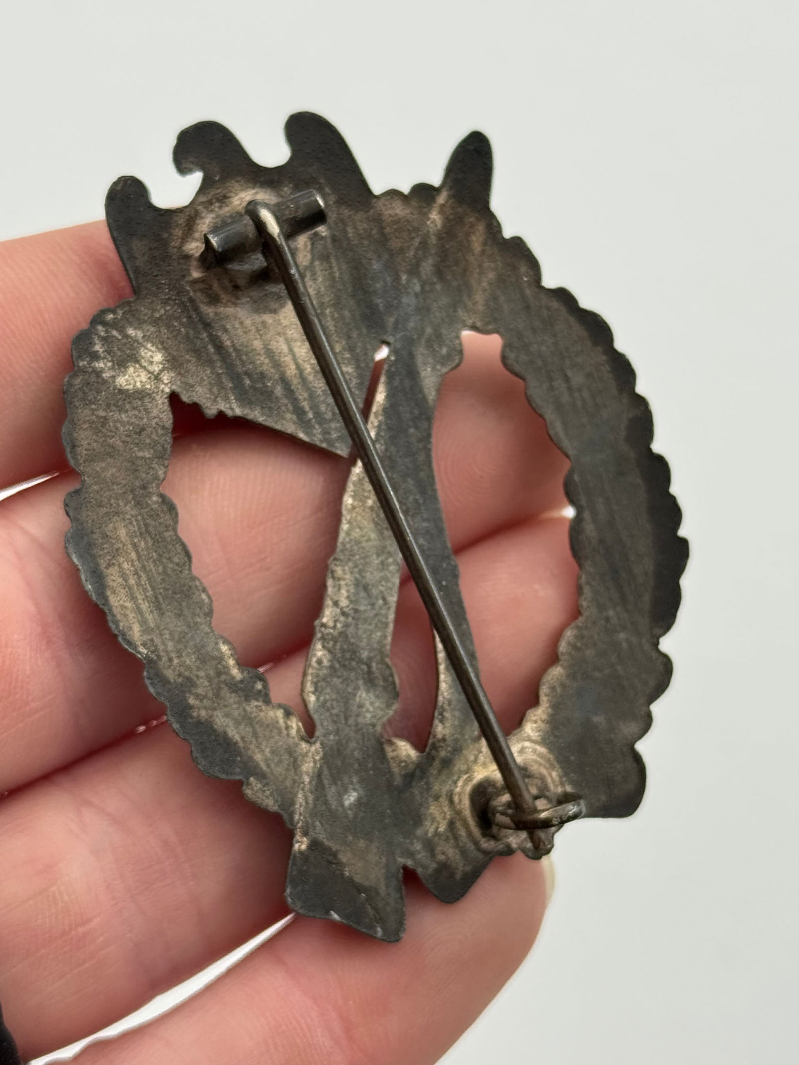 German WWII Army Infantry Assault Badge in Silver - 6