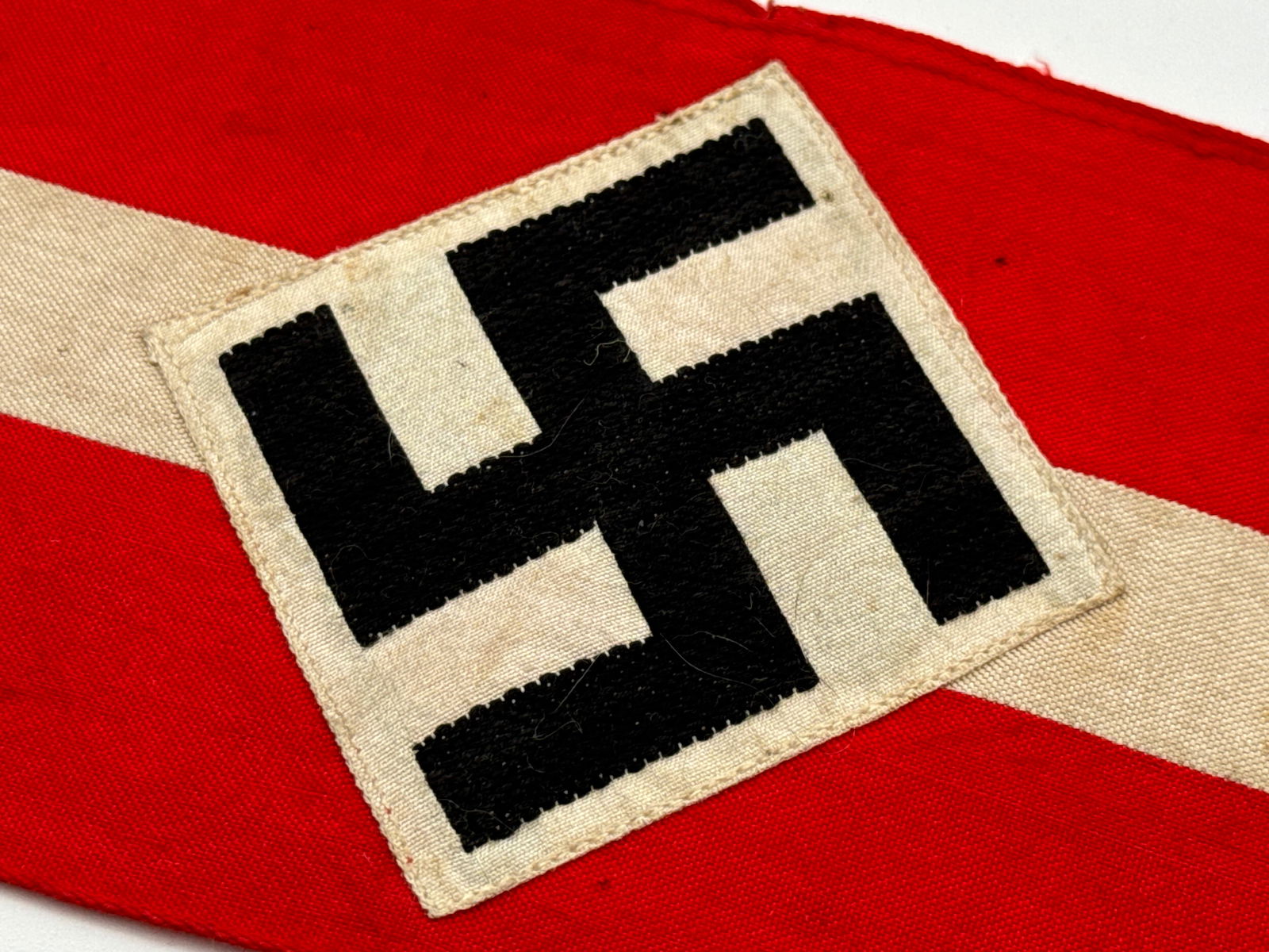 German WWII HJ Member Cotton Armband - German Youth Organization - 2