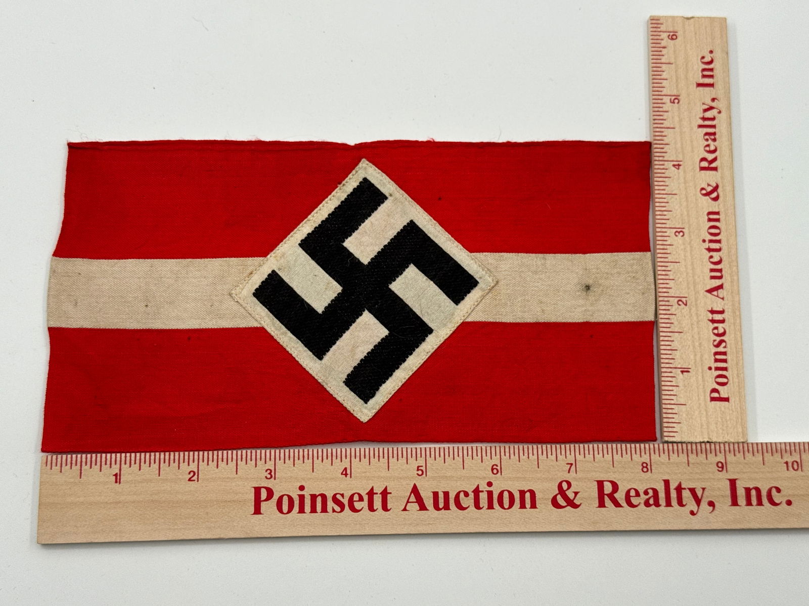 German WWII HJ Member Cotton Armband - German Youth Organization - 6