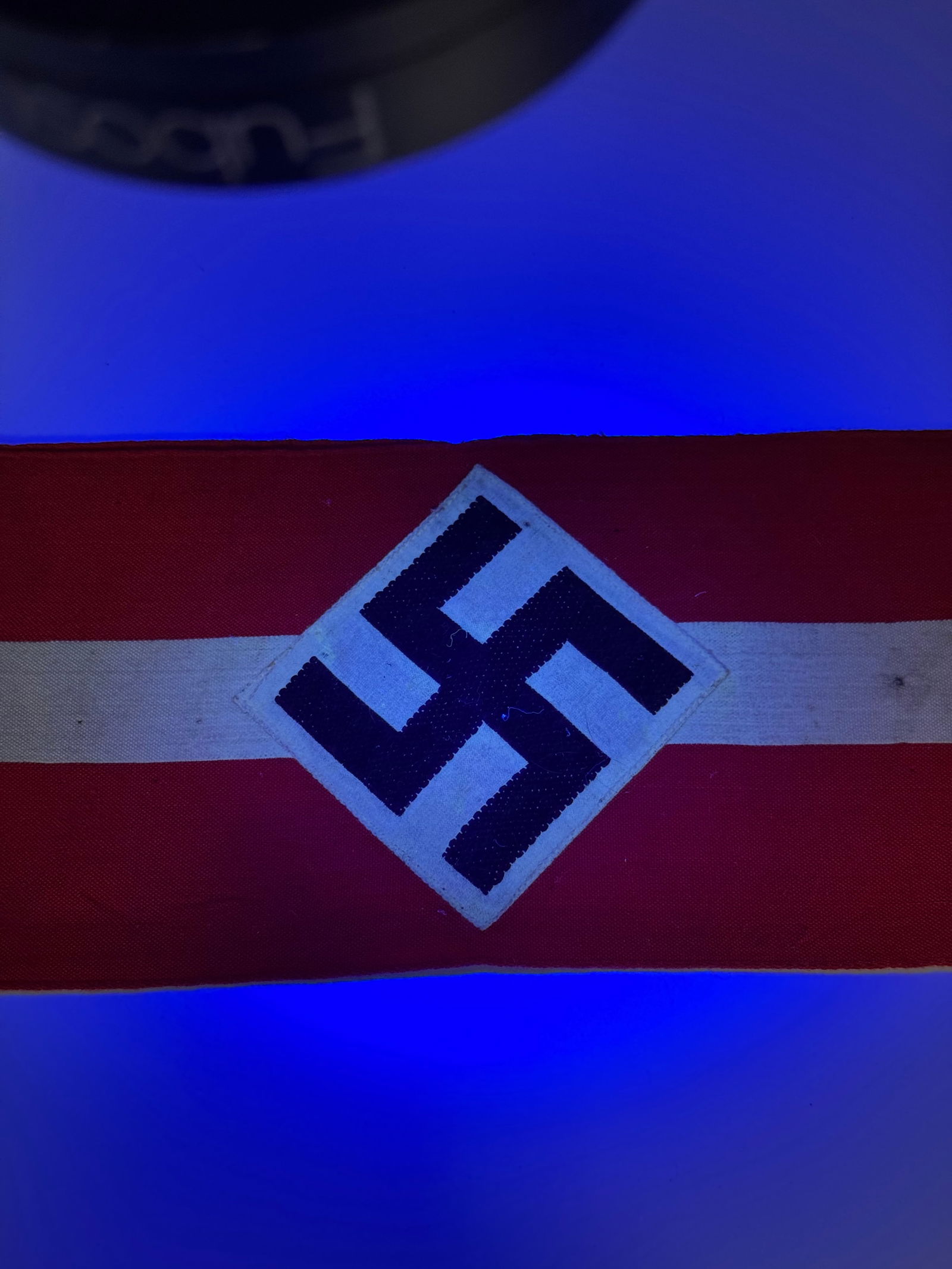 German WWII HJ Member Cotton Armband - German Youth Organization - 7