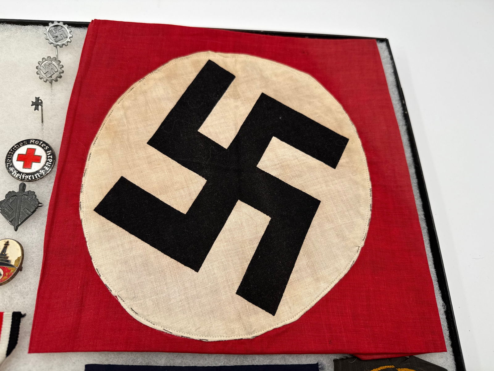 Nice Large German Military Third Reich Nazi Riker Case Grouping - 9