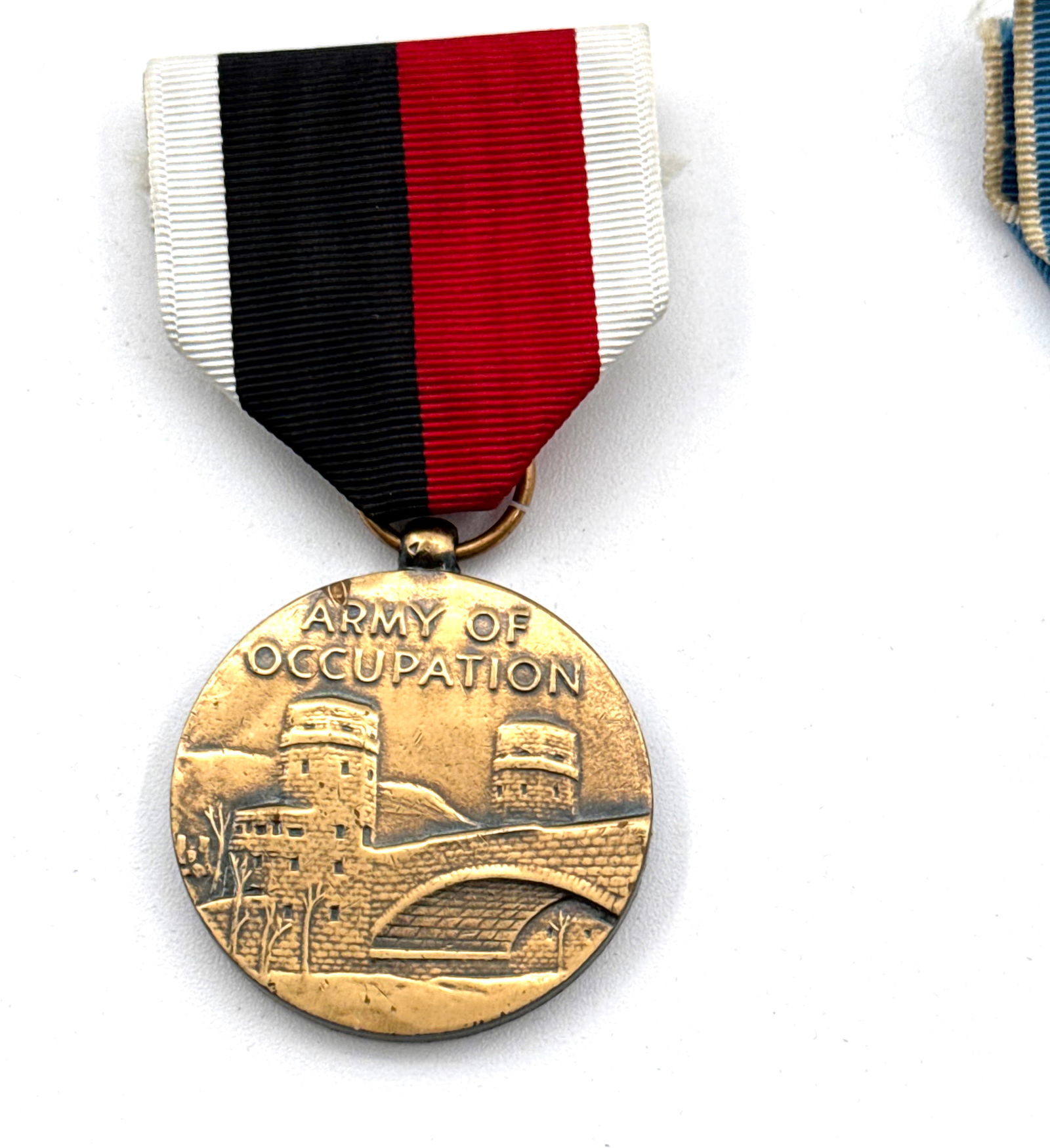 (2) US Medals and (1) WWI German Patriotic Sweetheart Pin/Brooch - 2