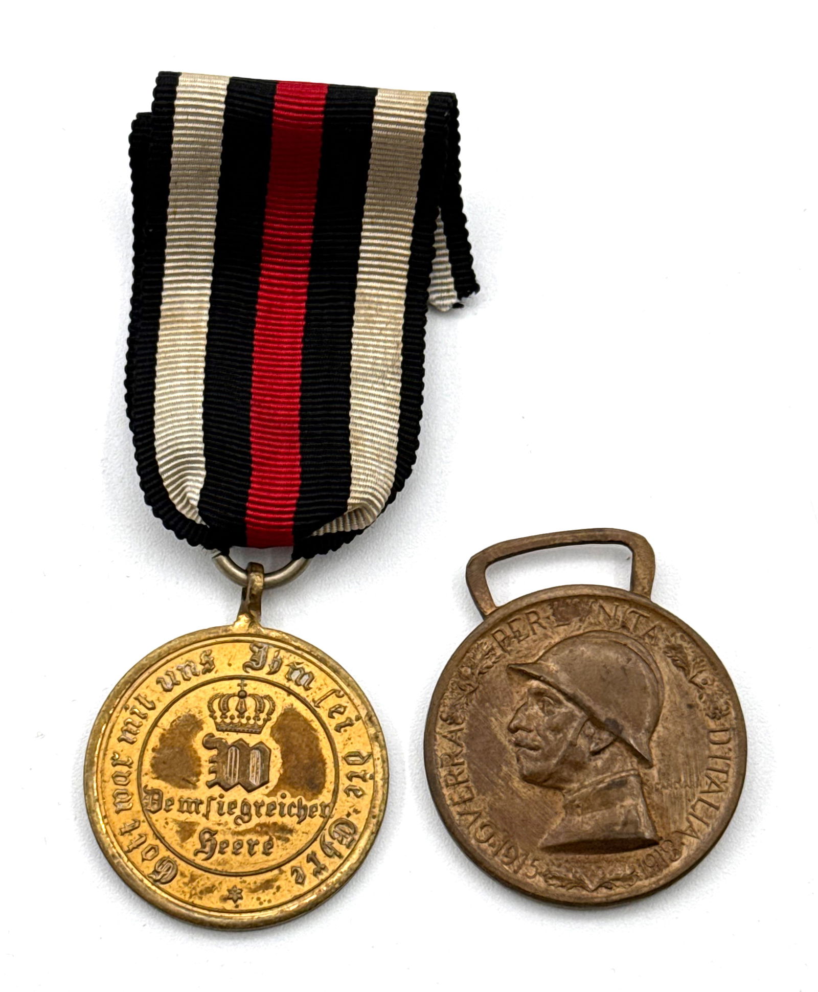 Lot of (7) 19th-20th Century European State-Issued Commemorative Medals tied to Rulers and Wars - 6