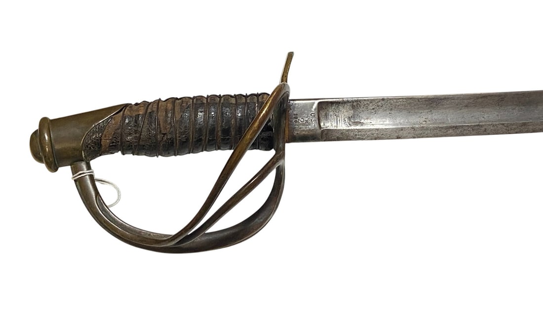 Civil War 1864 Mansfield & Lamb American Civil War Cavalry Sword w/ Scabbard - 2
