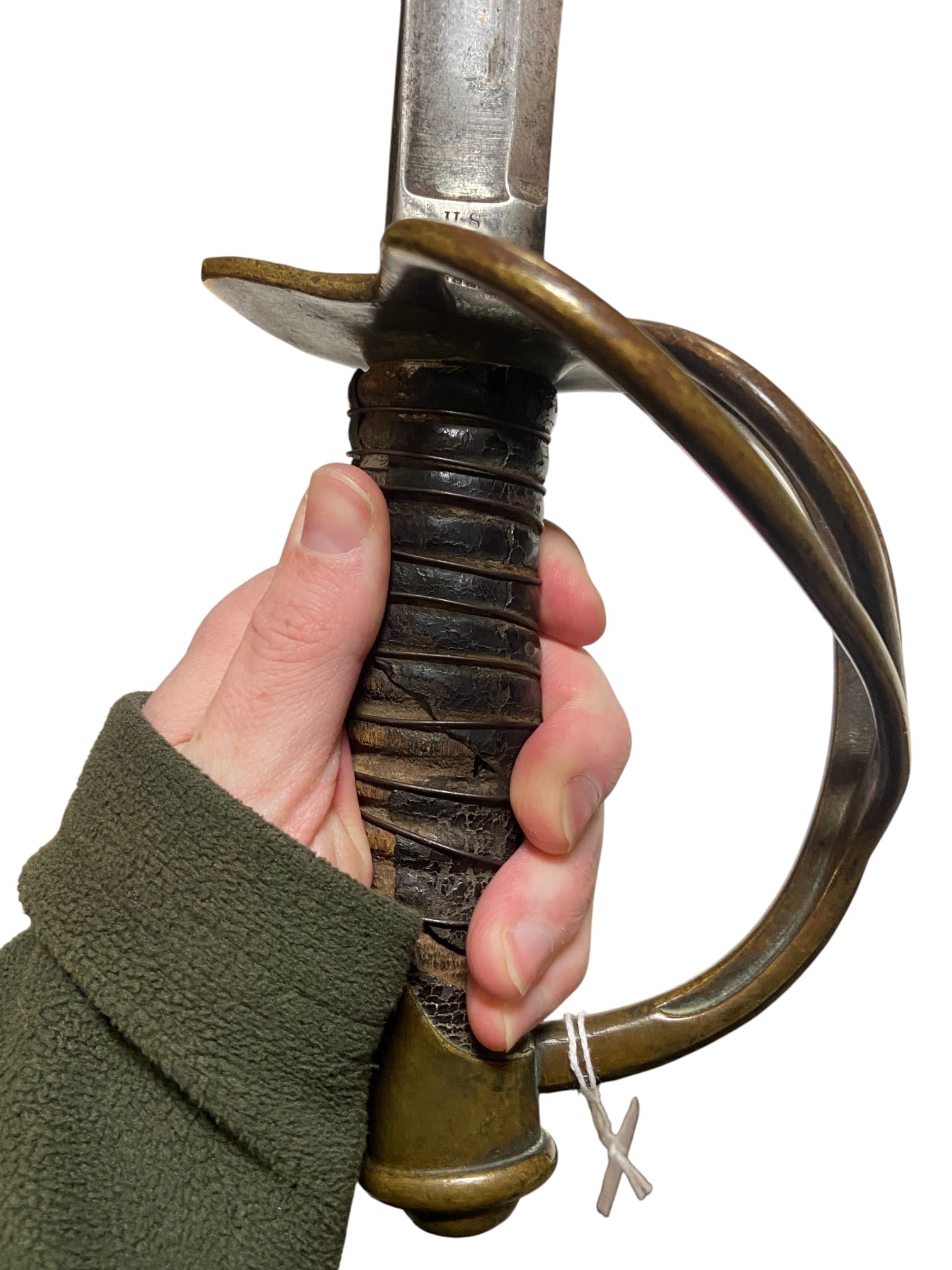 Civil War 1864 Mansfield & Lamb American Civil War Cavalry Sword w/ Scabbard - 6