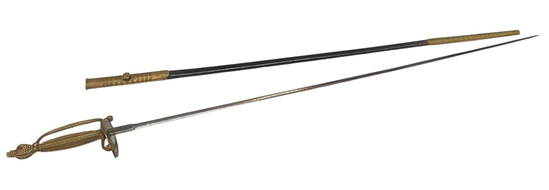 Antique George V British Court Dress Sword with Scabbard by Robinson & Co. (1 of 17)