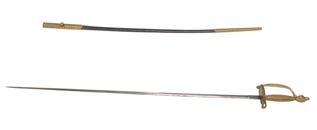 Antique George V British Court Dress Sword with Scabbard by Robinson & Co. - 6