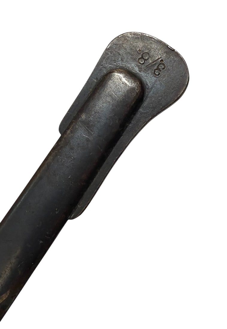 German WWII Army NCO Sword with Unit Marked Scabbard by Alcoso - 15