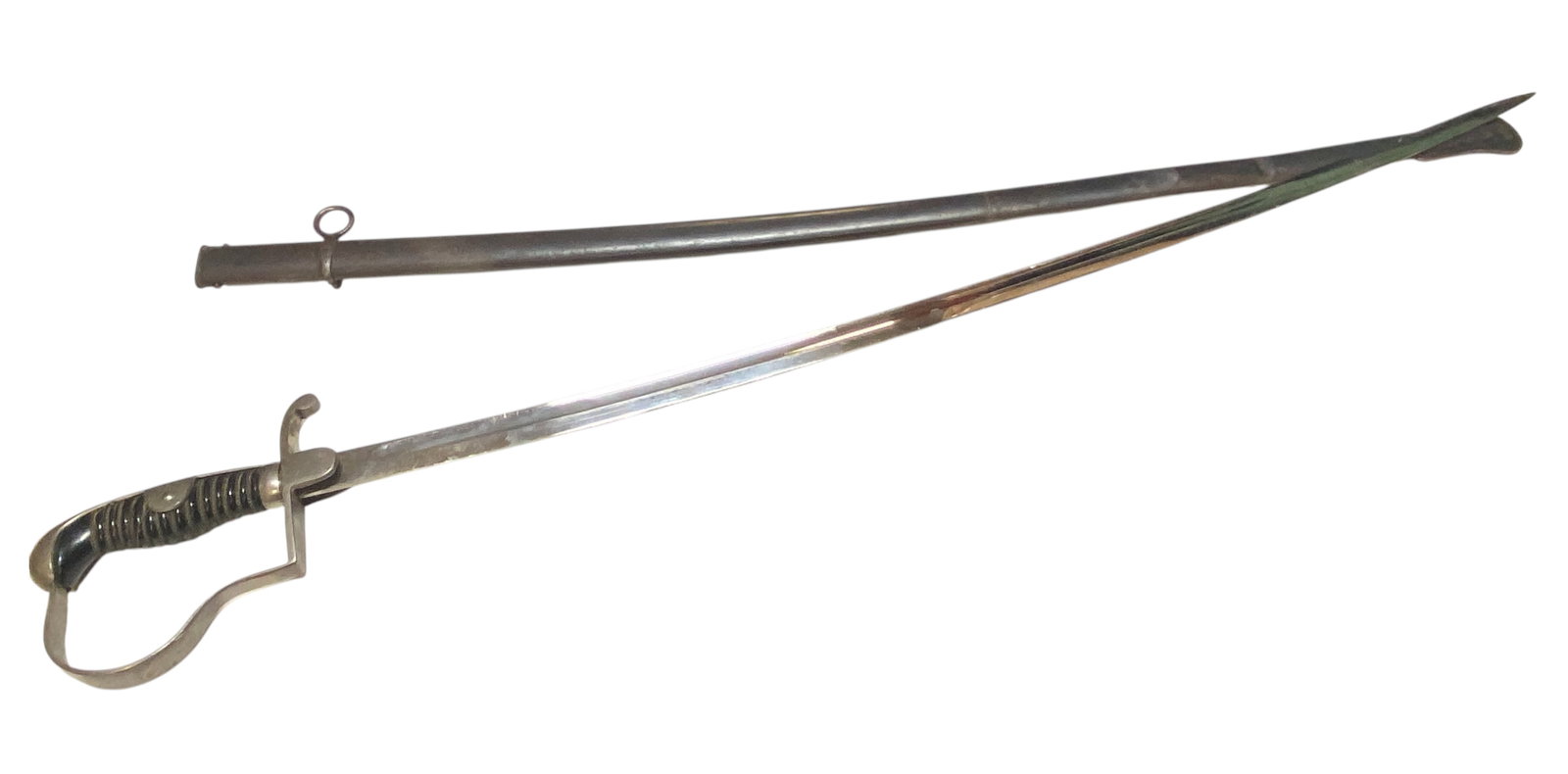 German WWII Army NCO Sword with Unit Marked Scabbard by Alcoso (1 of 15)