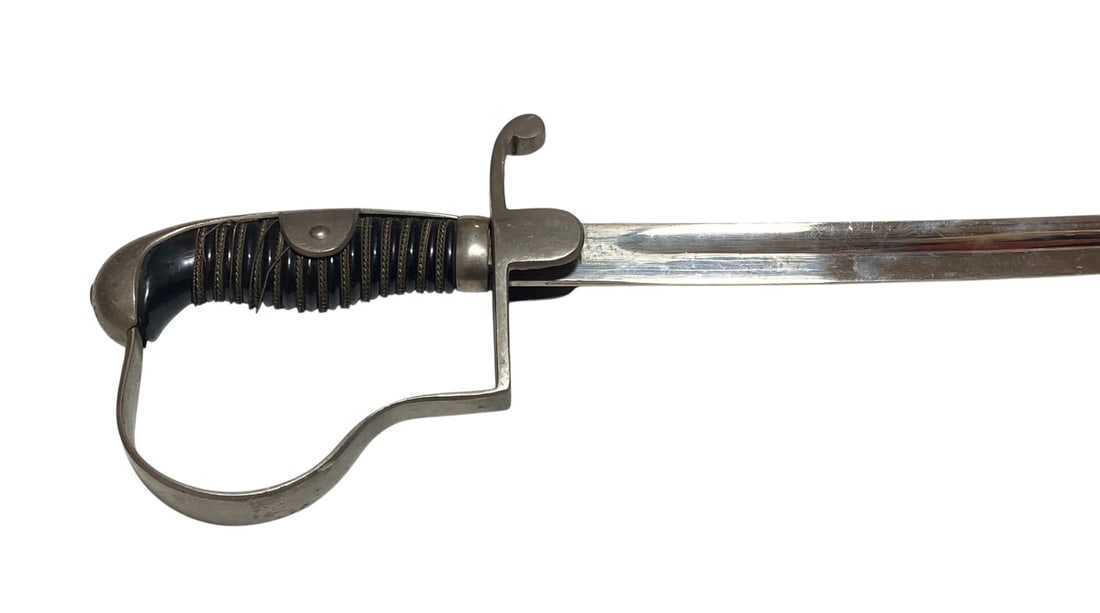 German WWII Army NCO Sword with Unit Marked Scabbard by Alcoso - 2