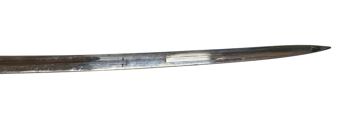 German WWII Army NCO Sword with Unit Marked Scabbard by Alcoso - 5