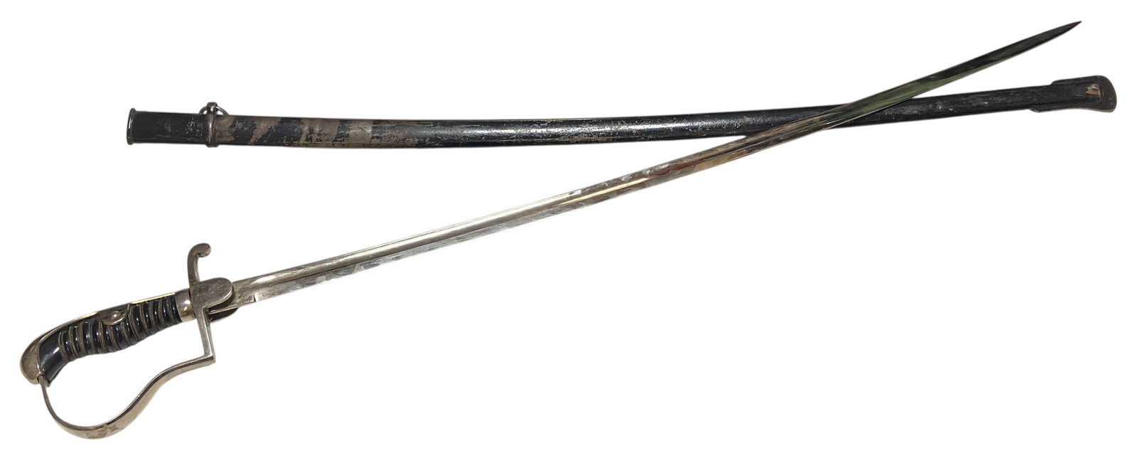 German WWII Army NCO Sword with Scabbard (1 of 12)