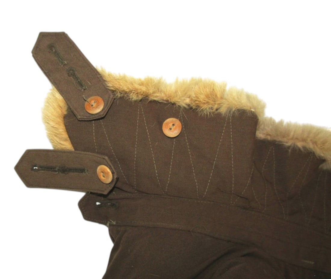 RARE Japanese WWII Zero Fighter Kamikaze Pilot Winter Rabbit Fur Lined Flight Jacket w/ Pilot Photo - 7