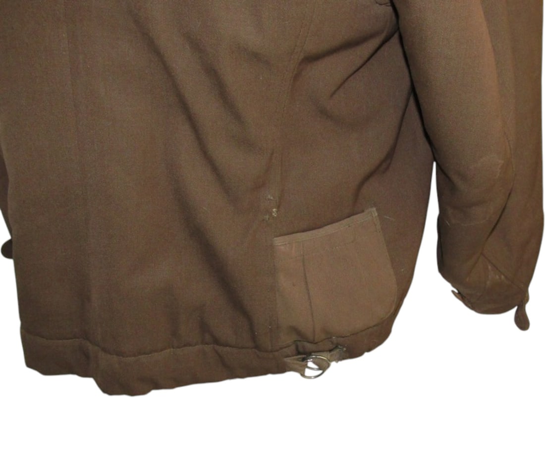 RARE Japanese WWII Zero Fighter Kamikaze Pilot Winter Rabbit Fur Lined Flight Jacket w/ Pilot Photo - 9