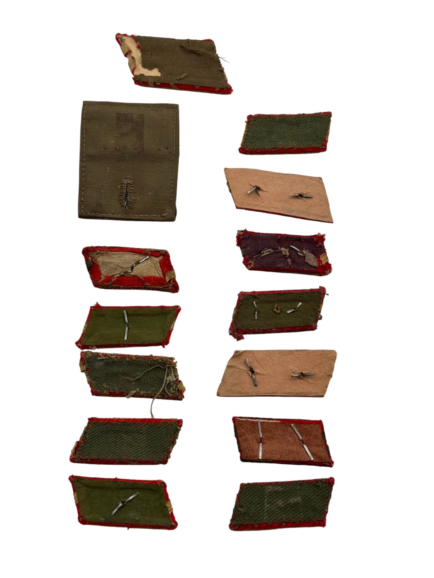 Scarce WWII-Period Japanese Army Collar Tab Rank Insignia - 2