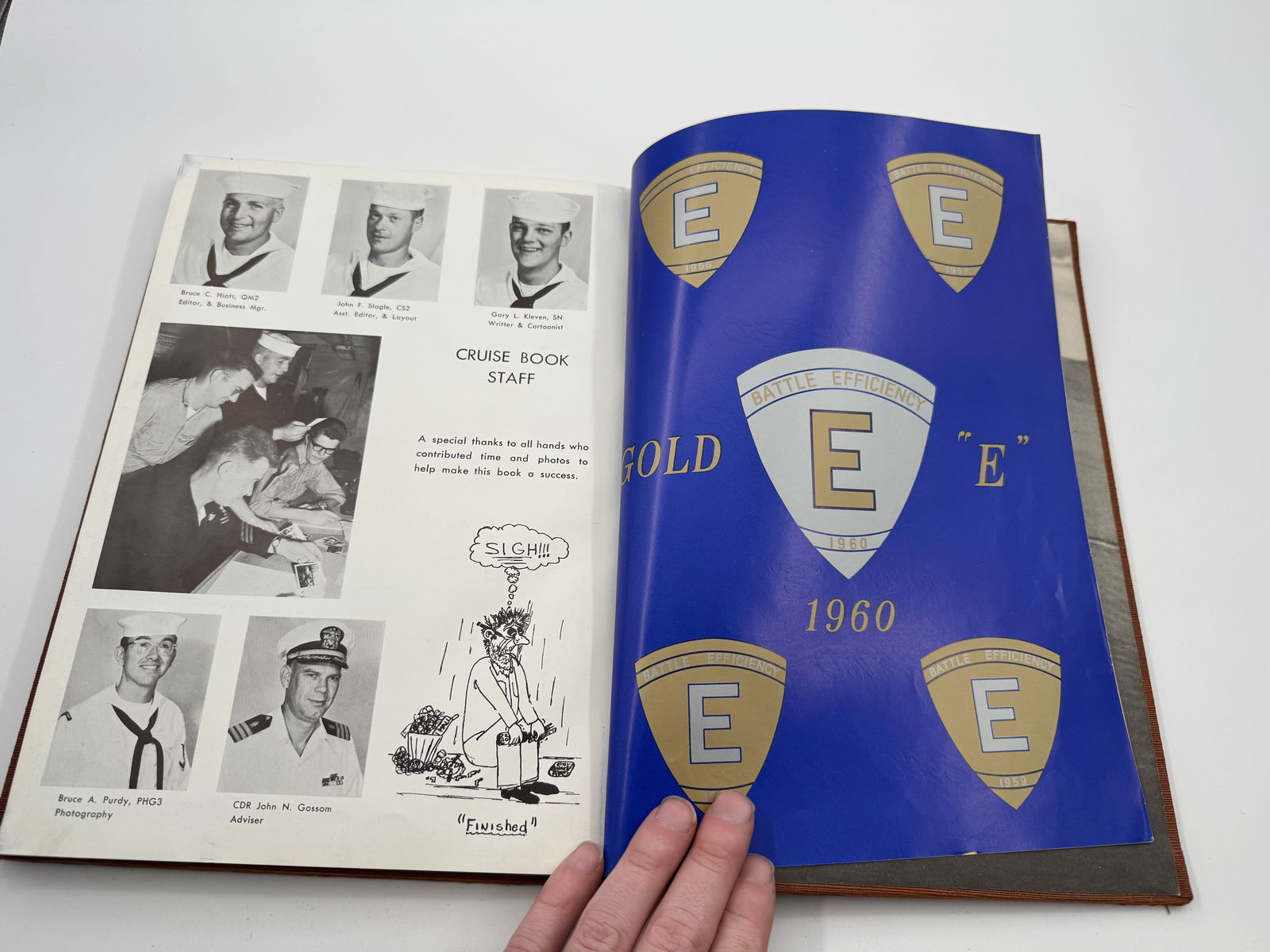 Vintage Cruise Book / Log for the USS Piedmont (AD-17) a US Navy Destroyer Tender - 7