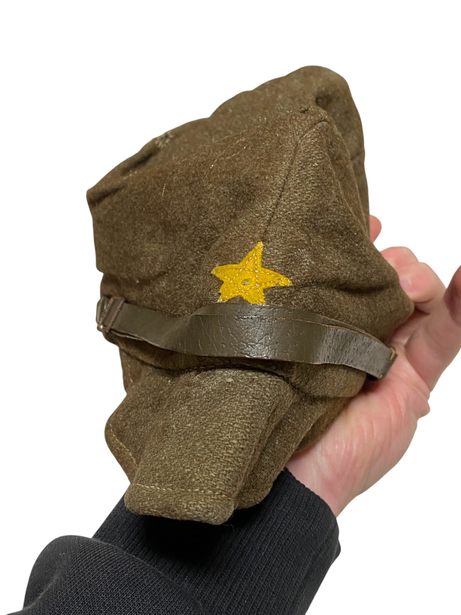 Original WWII Imperial Japanese Army Field (Forage) Cap - Stamped Inside - 3