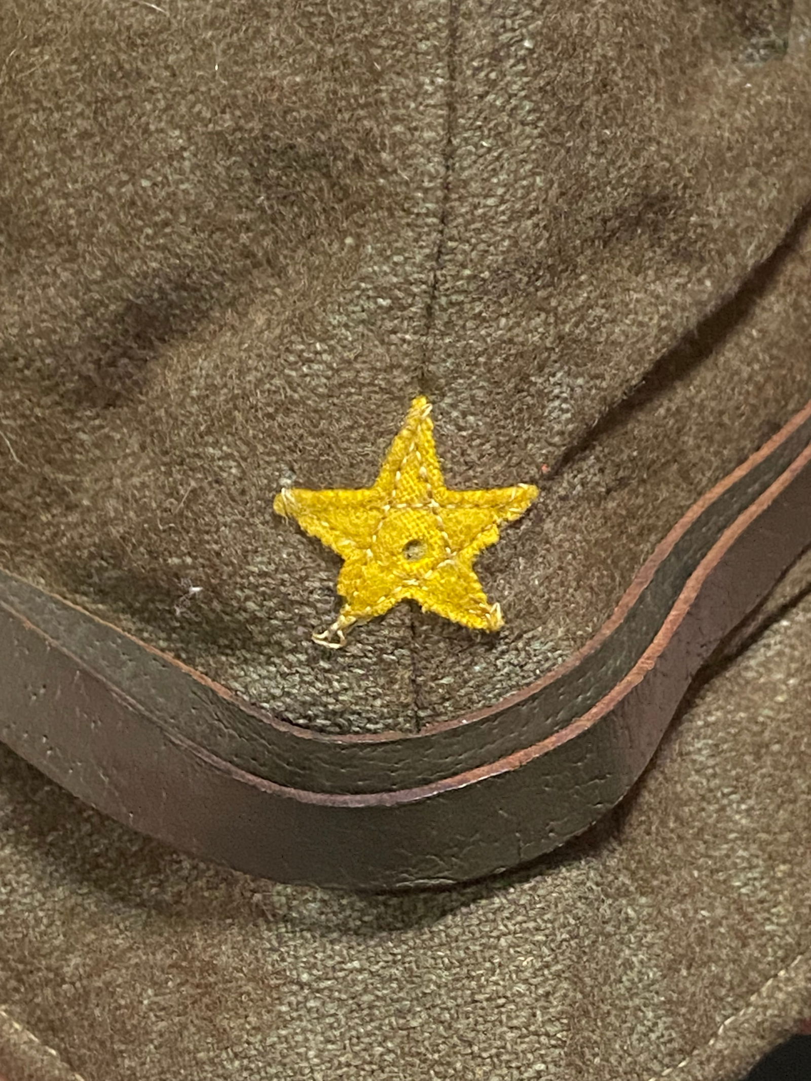 Original WWII Imperial Japanese Army Field (Forage) Cap - Stamped Inside - 8