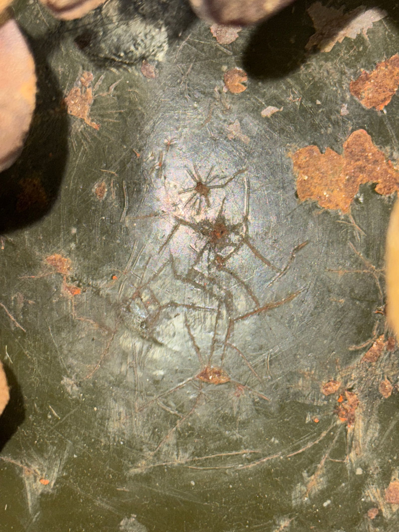 WWII Japanese Army Type 90 Combat Helmet with Liner - 13