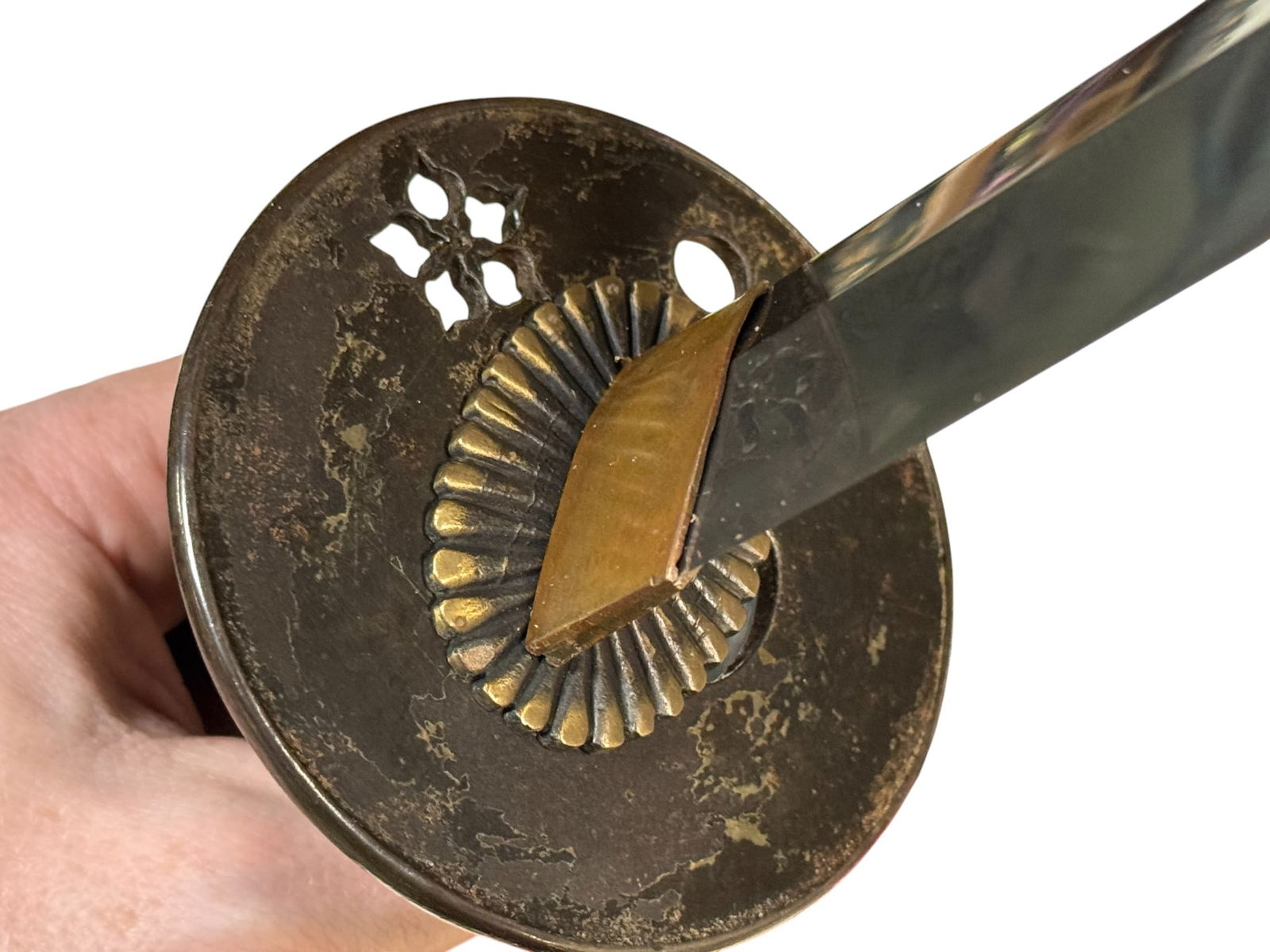 Japanese Shinto-Period Katana Sword — Mumei, Possibly Shitahara School - 10