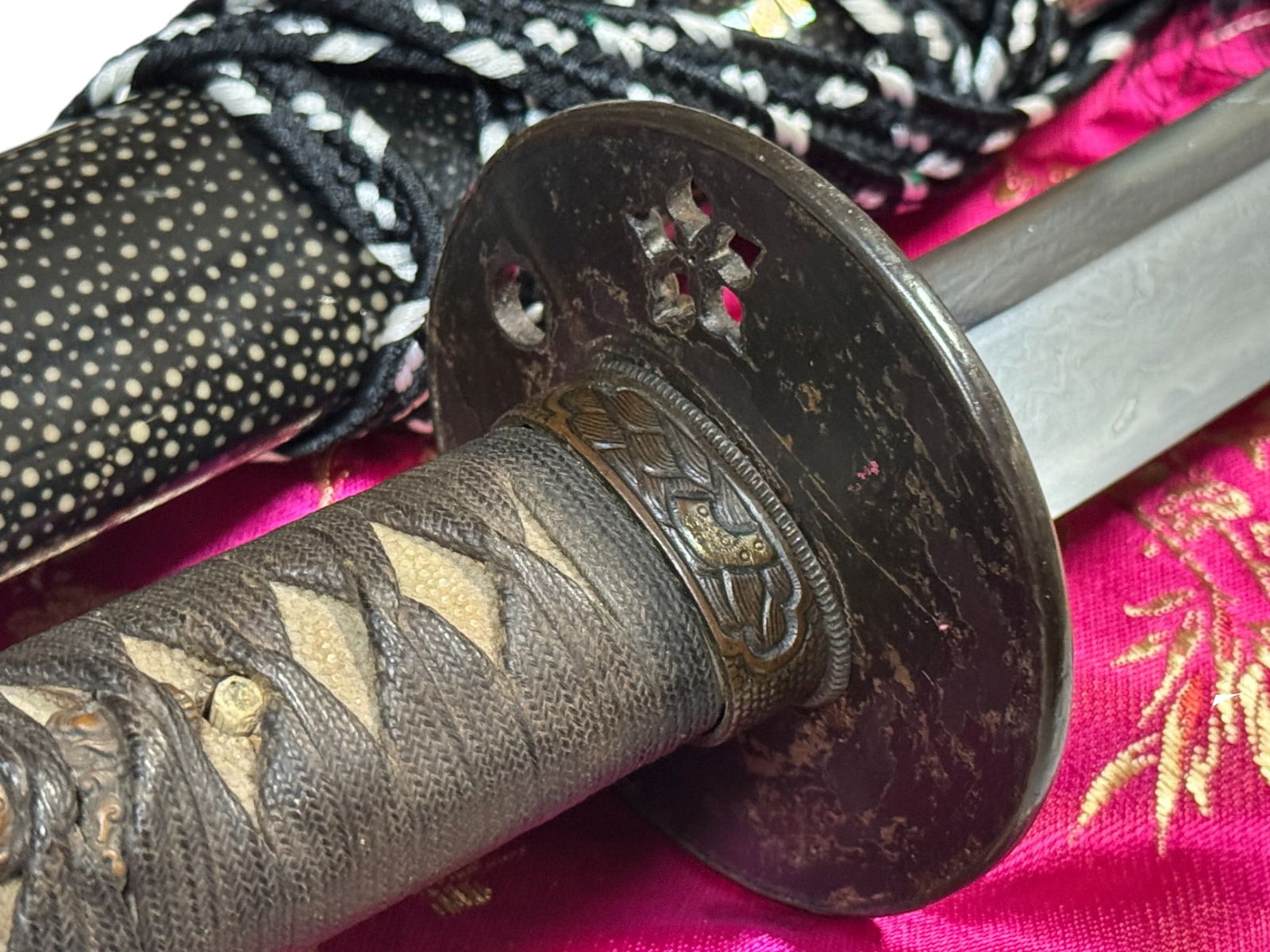 Japanese Shinto-Period Katana Sword — Mumei, Possibly Shitahara School - 9