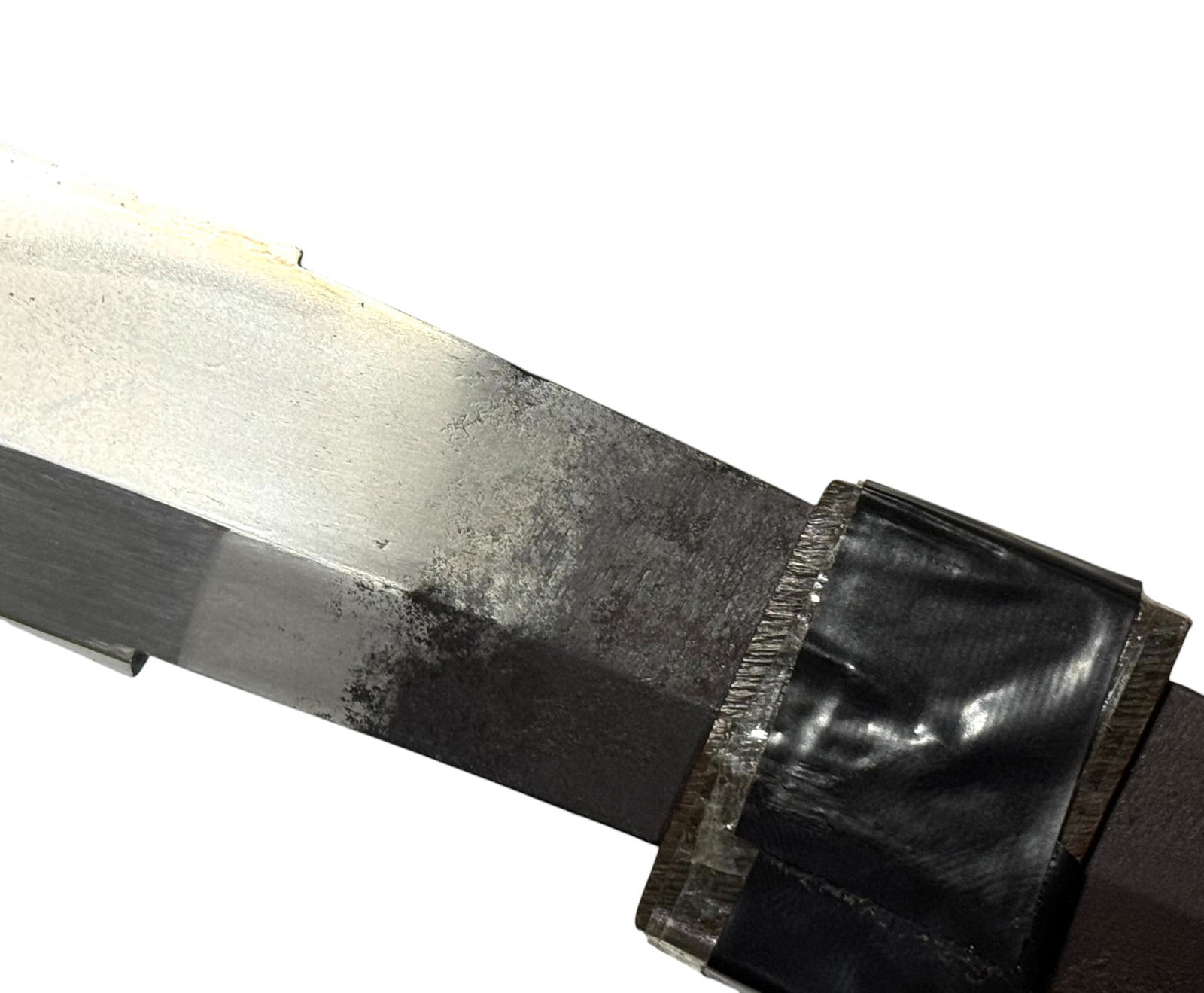 Japanese Late Koto-Period Wakizashi (Uchigatana Length) Sword - Signed Fujiwara Muneyuki - 6