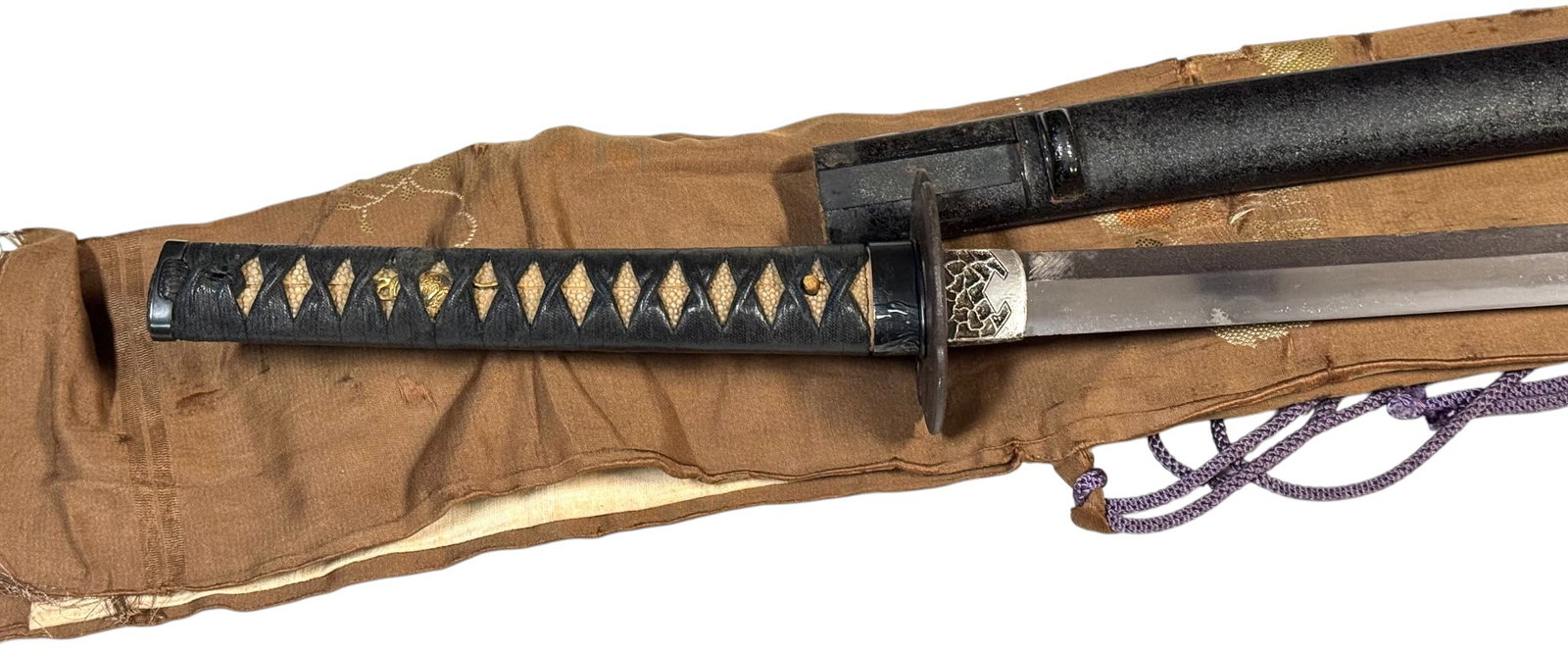 Japanese Early Edo-Period Katana Sword - Attributed to Banshu Nagasawa School, Samurai Mounts - 10