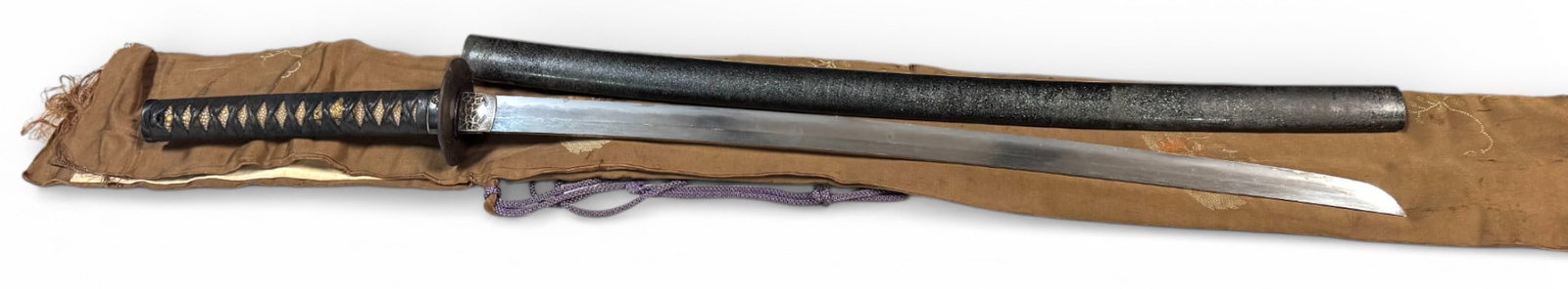 Japanese Early Edo-Period Katana Sword - Attributed to Banshu Nagasawa School, Samurai Mounts - 11