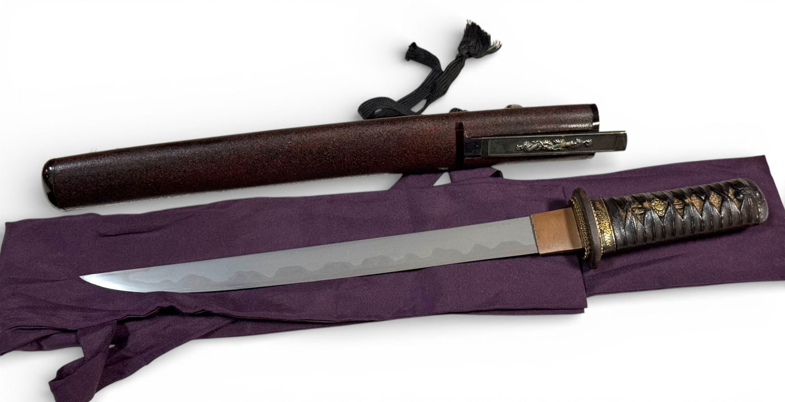 Japanese Shinshinto-Period Tanto Dagger - Signed Bizen-junin Sukehira - 10