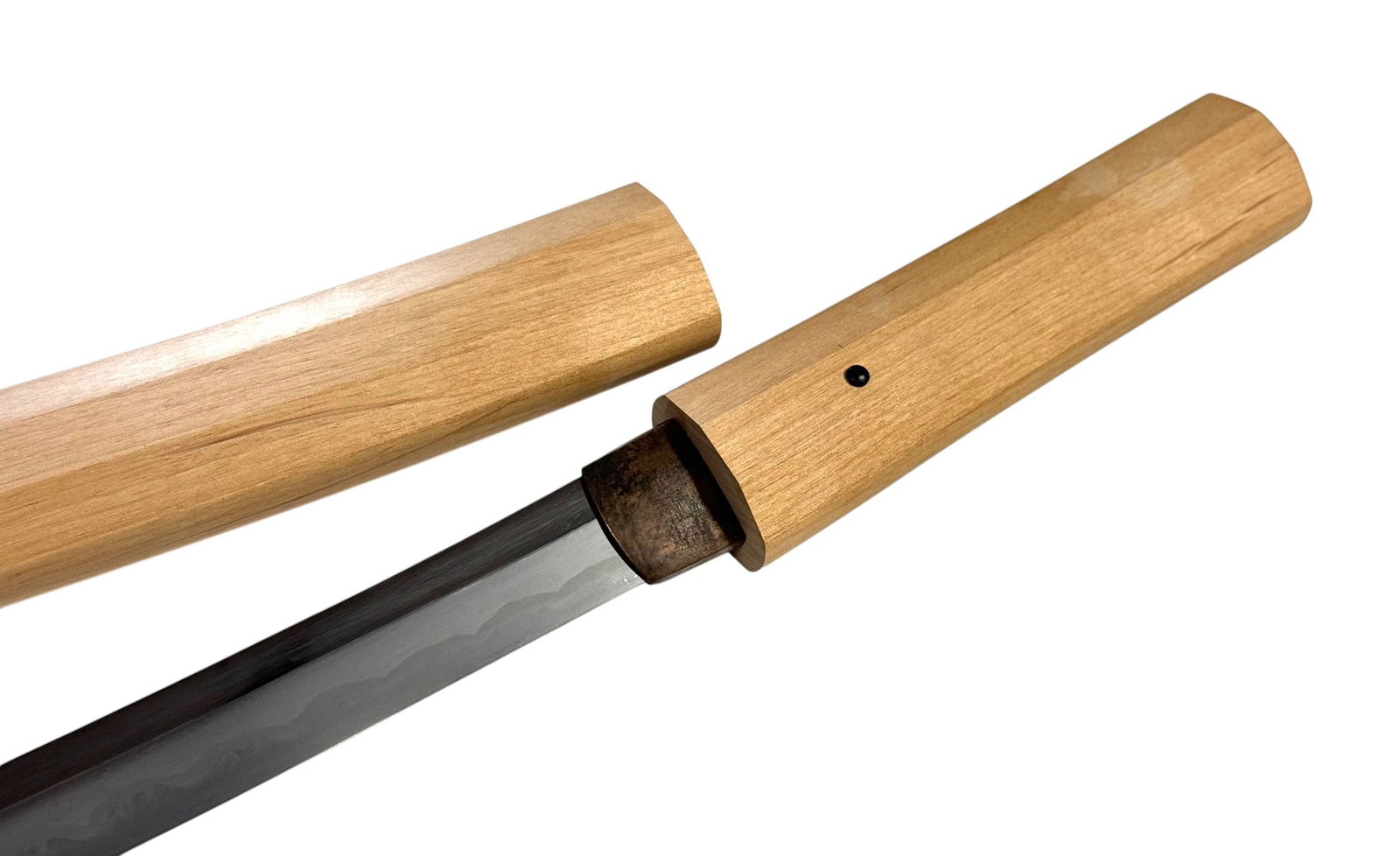 Japanese Late Koto-Period Wakizashi Sword - Signed Osafune Sukesada, Dated 1533, Shirasaya - 13