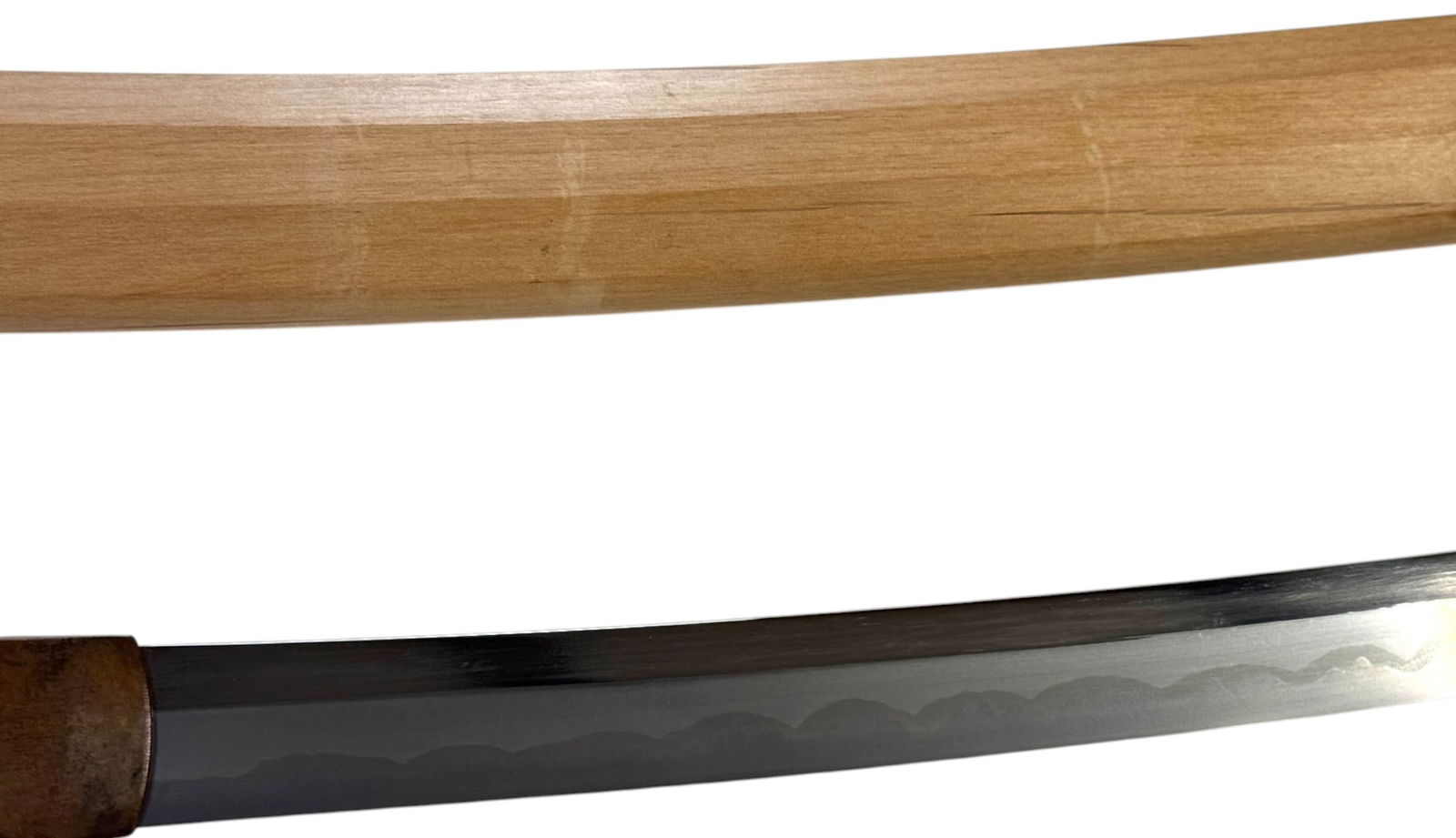 Japanese Late Koto-Period Wakizashi Sword - Signed Osafune Sukesada, Dated 1533, Shirasaya - 19