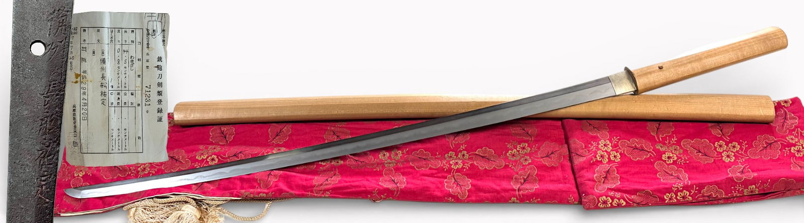 Japanese Large Sue Koto-Period Katana Sword in Shirasaya - Signed Bishu Osafune Sukesada - 2