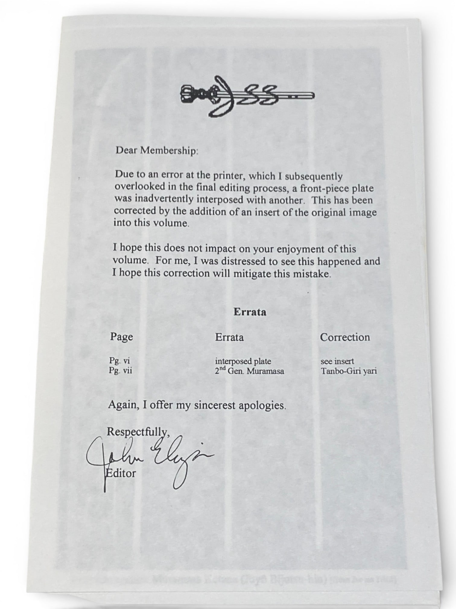 (4) Collectible Japanese Sword Art and the Sword Paperback Books 1991-2001: Volumes 4,5,6,7,8  - 14