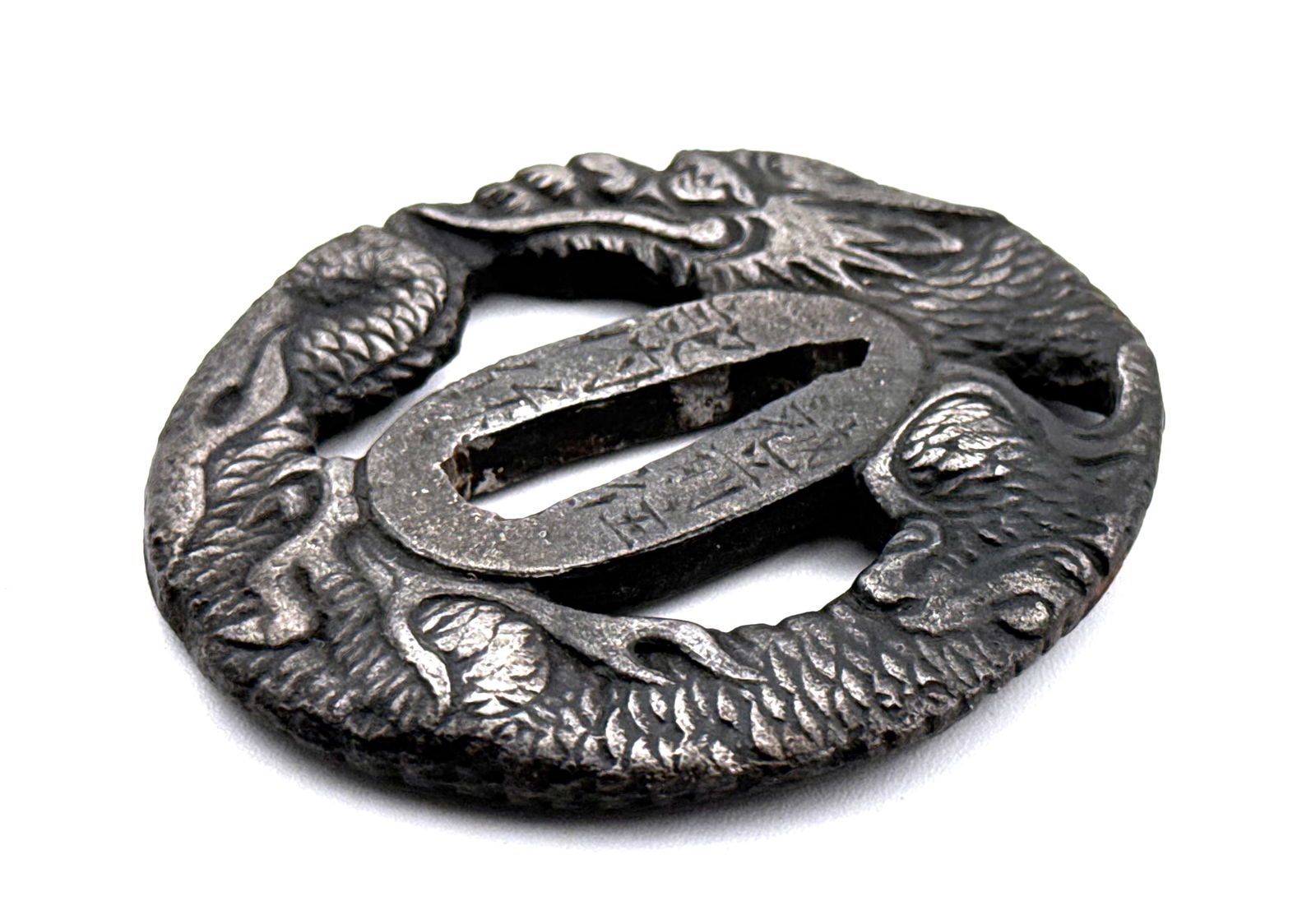 Original Vintage Japanese Sword Guard (Tsuba) - 4