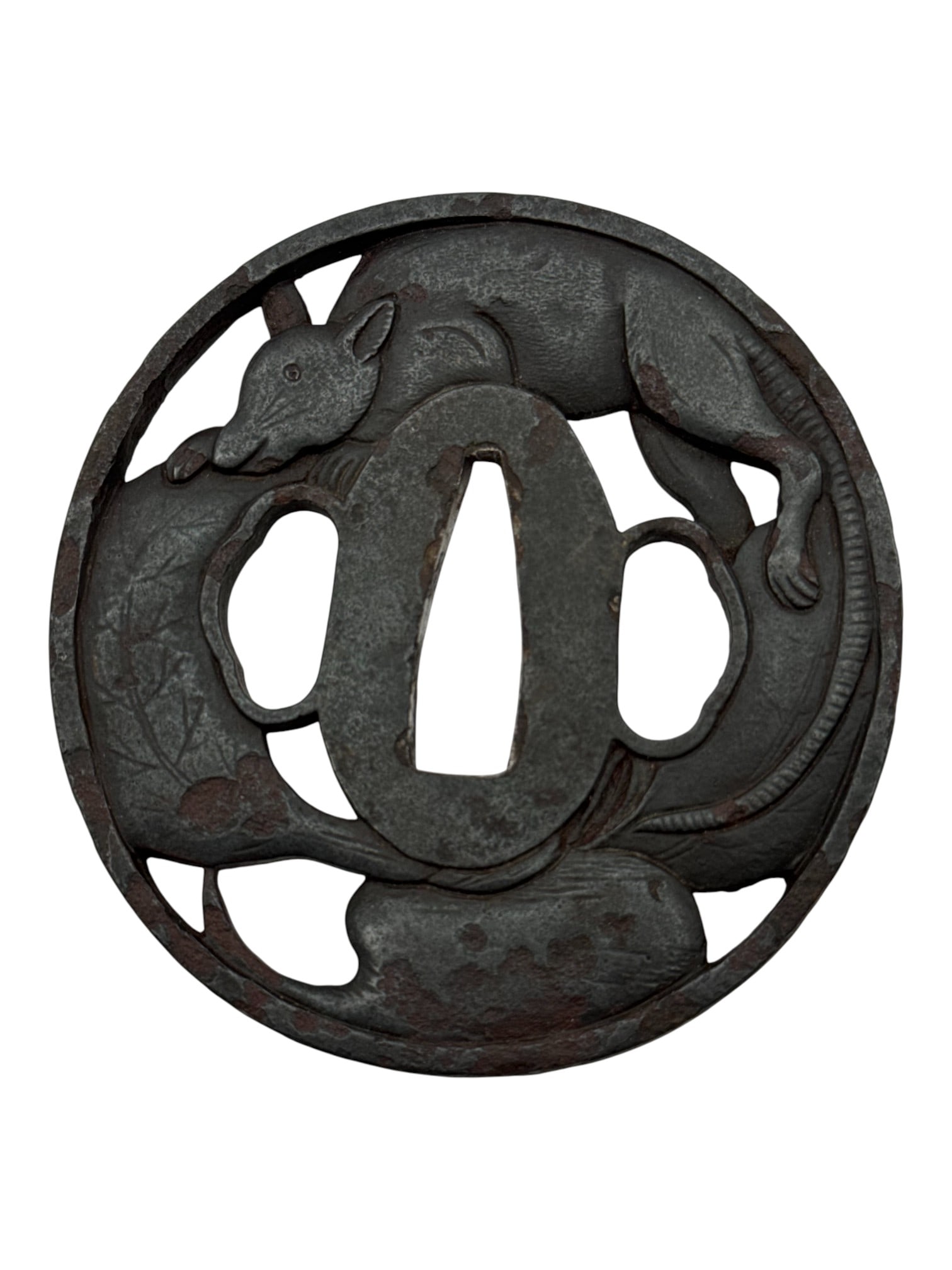 Original Vintage Japanese Sword Guard (Tsuba) (1 of 4)