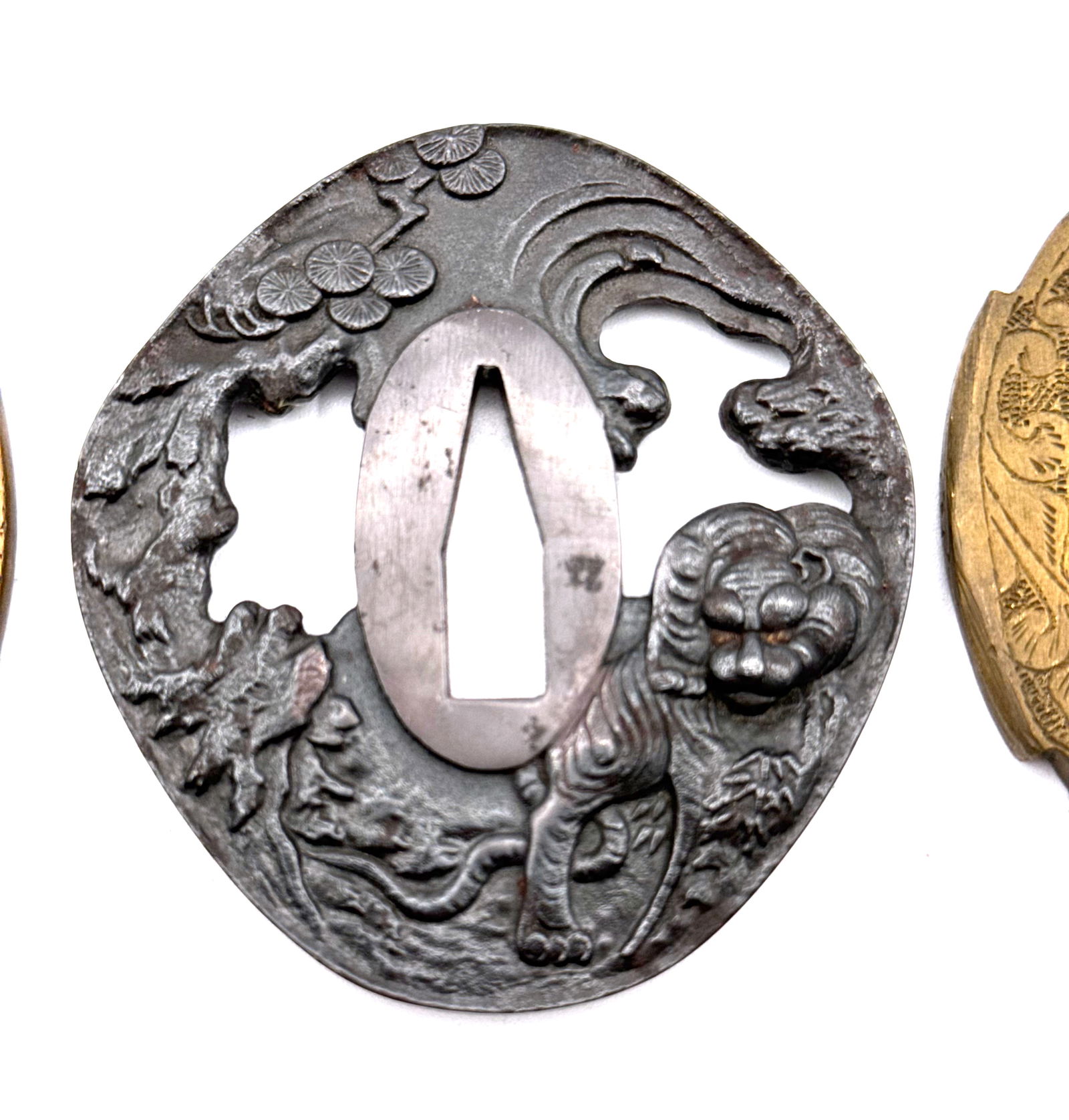 (3) Japanese Sword Guard (Tsuba) - 2