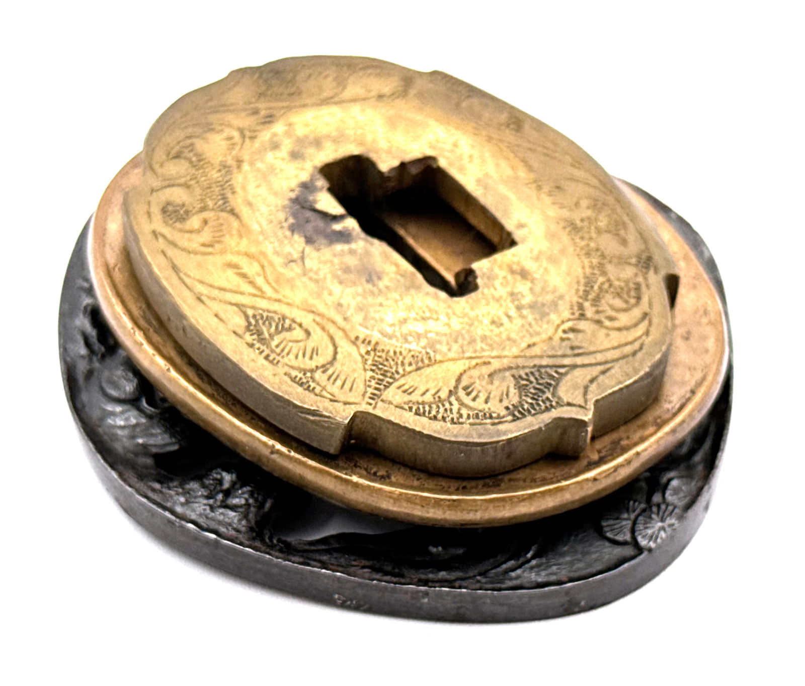 (3) Japanese Sword Guard (Tsuba) - 5