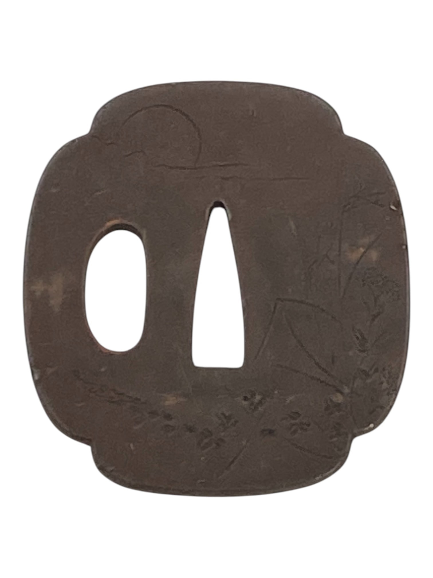 Original Vintage Japanese Sword Guard (Tsuba) (1 of 3)