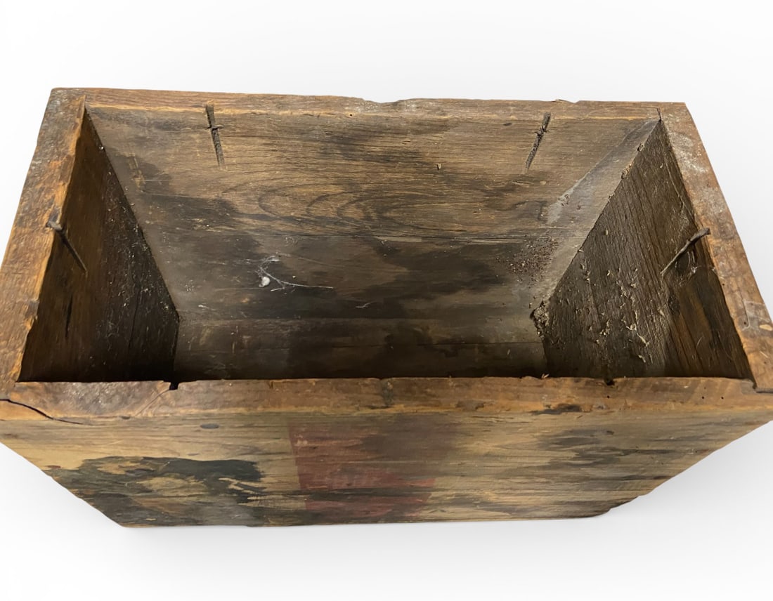 WWII 30-06 Empty Ammo Crate Without Lid - 6