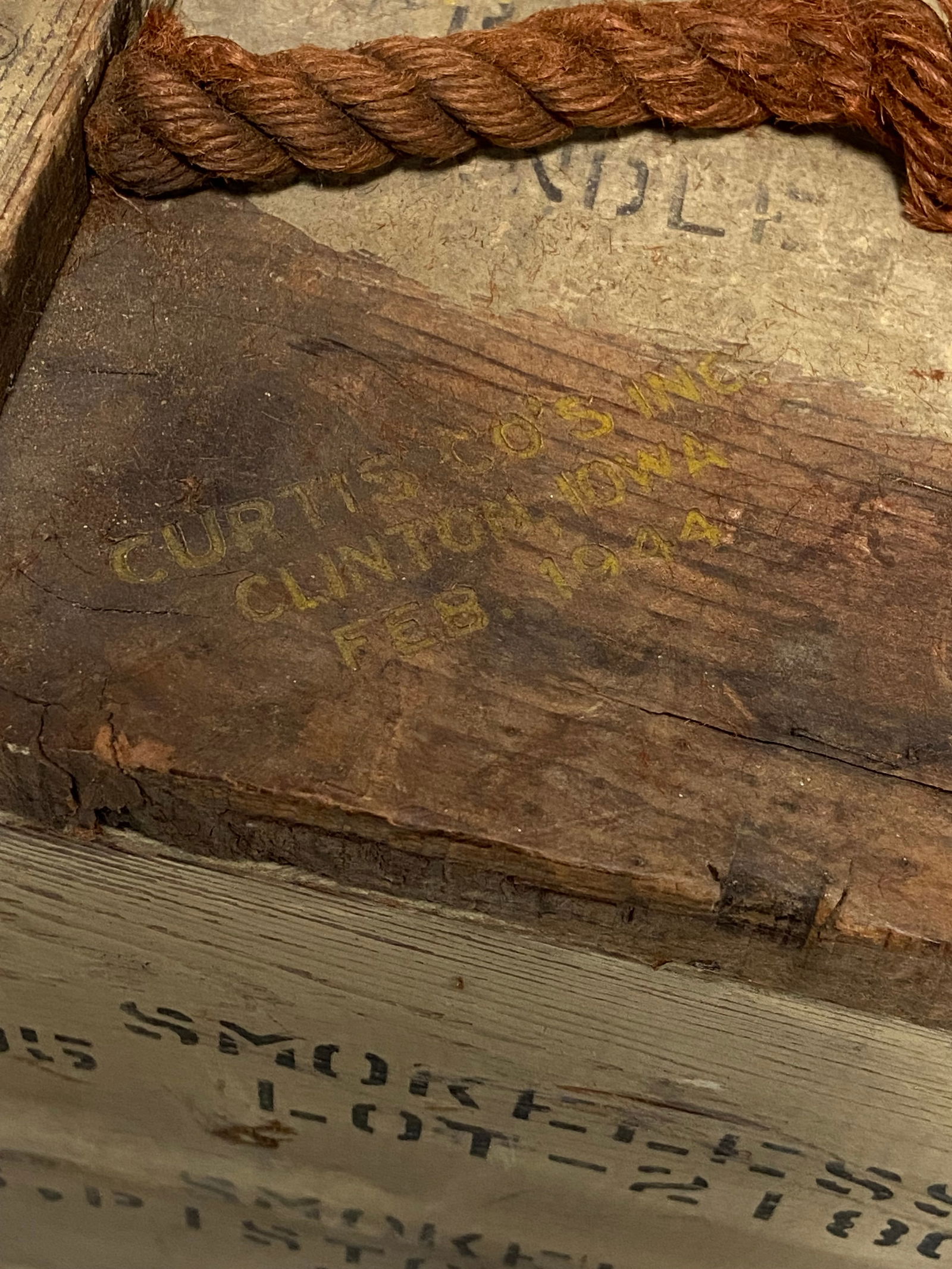 WWII .45ACP Empty Ammo Crate - 3