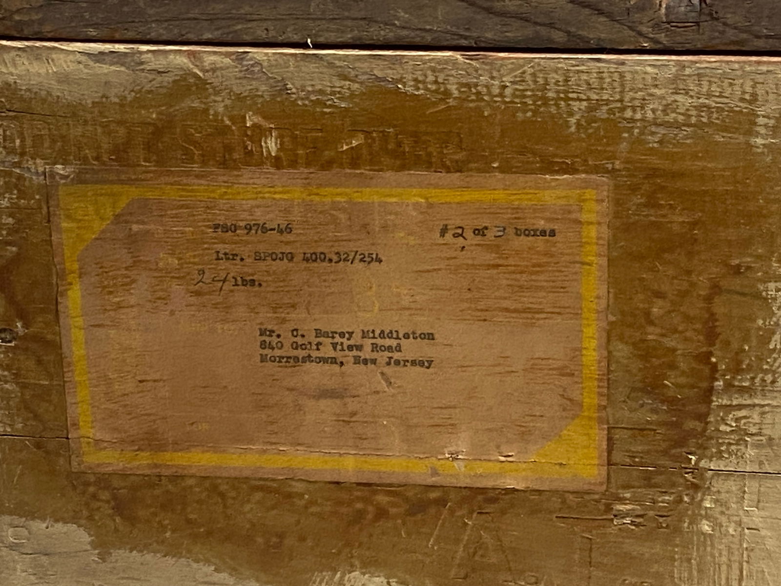 WWII .45ACP Empty Ammo Crate - 7