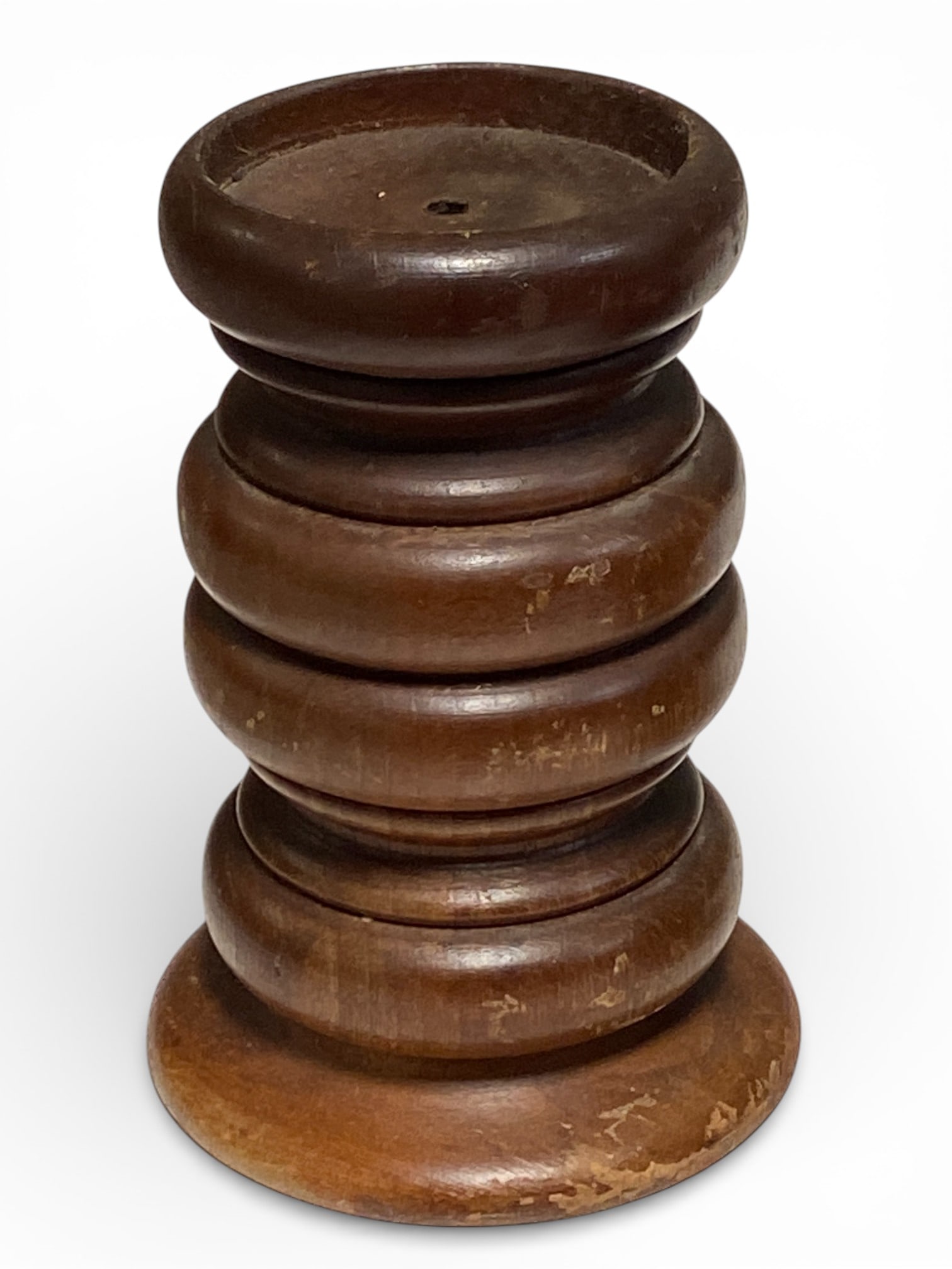 Civil War Cannon Ball 31.8lbs on a Wood Stand - 5