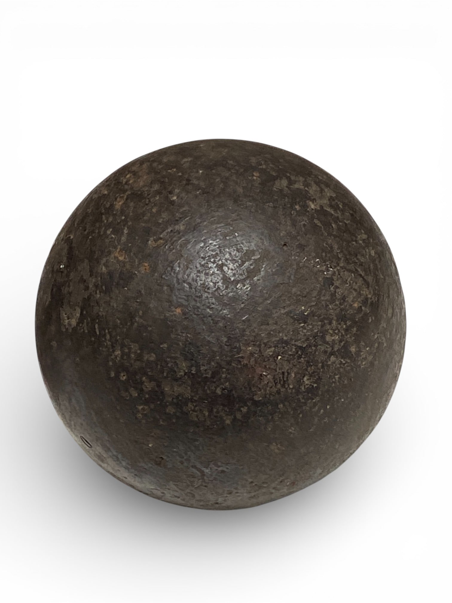 Civil War Cannon Ball 31.8lbs on a Wood Stand - 7