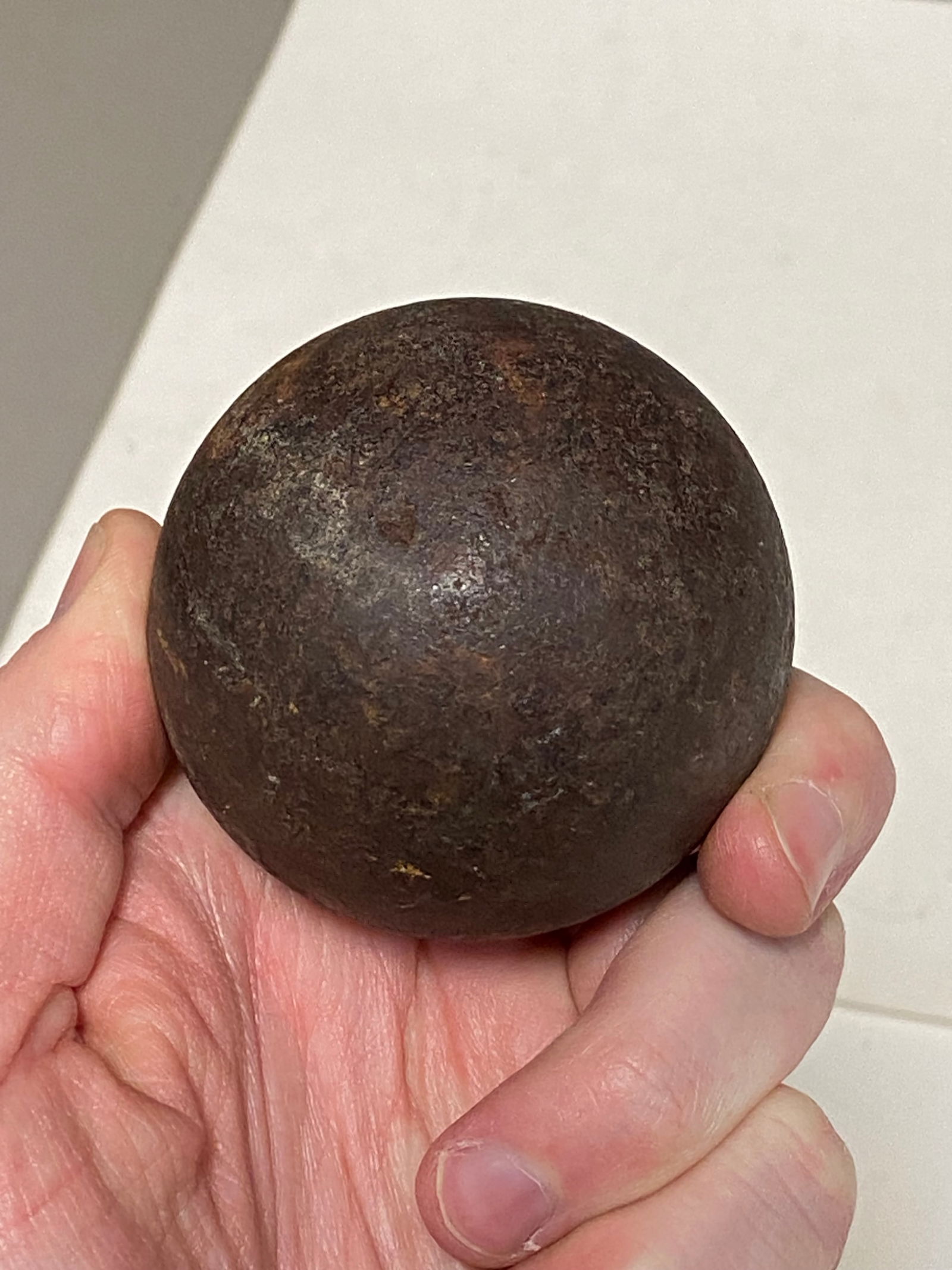 Civil War Cannon Ball Fragments and Complete Cannon Ball - 13