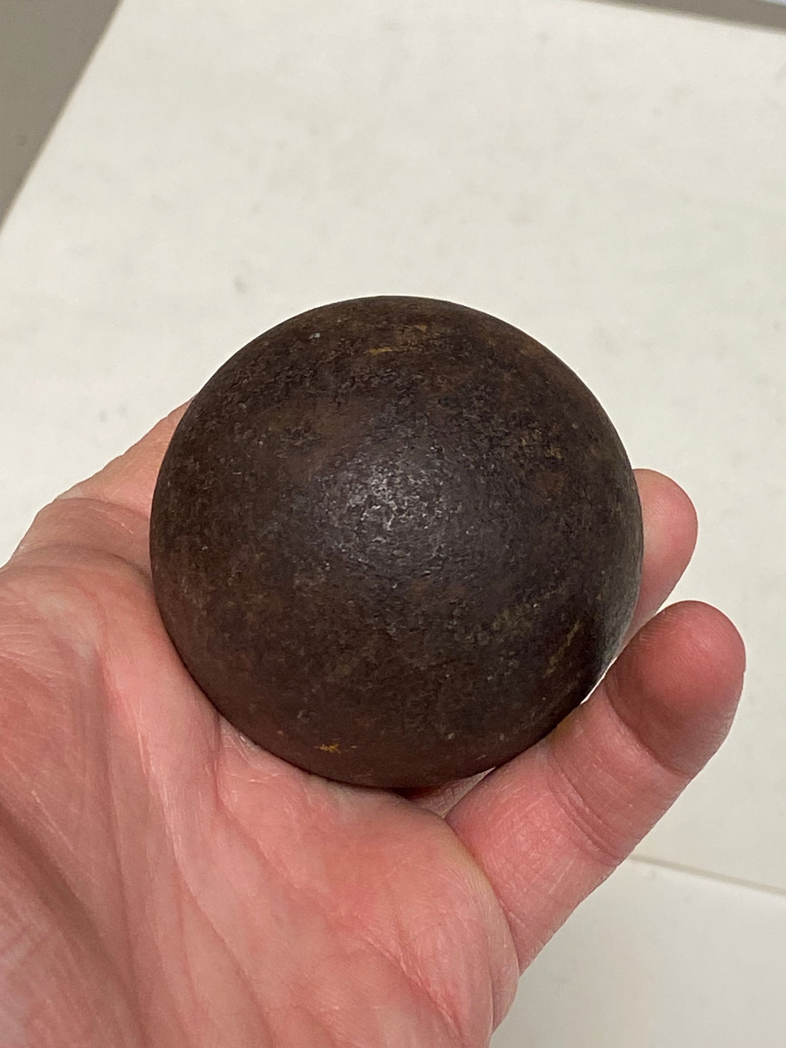 Civil War Cannon Ball Fragments and Complete Cannon Ball - 14