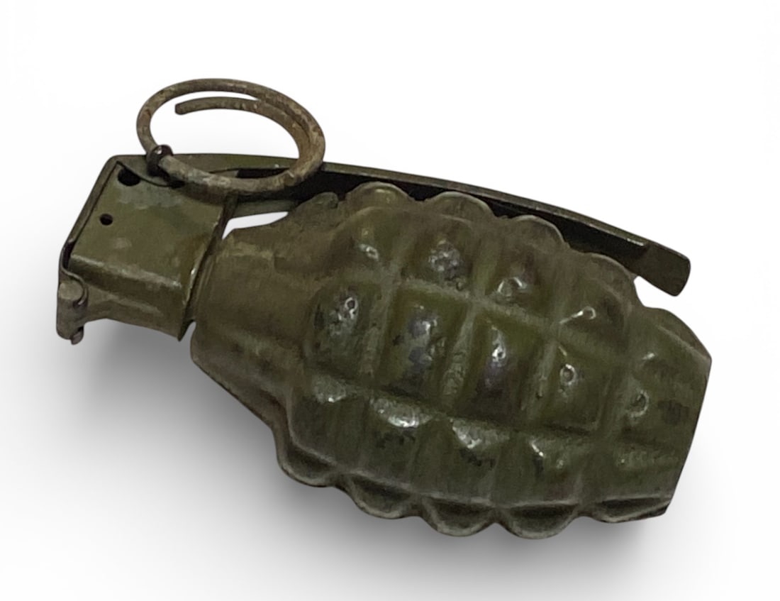 Inert Cast Iron Pineapple Grenade - 2