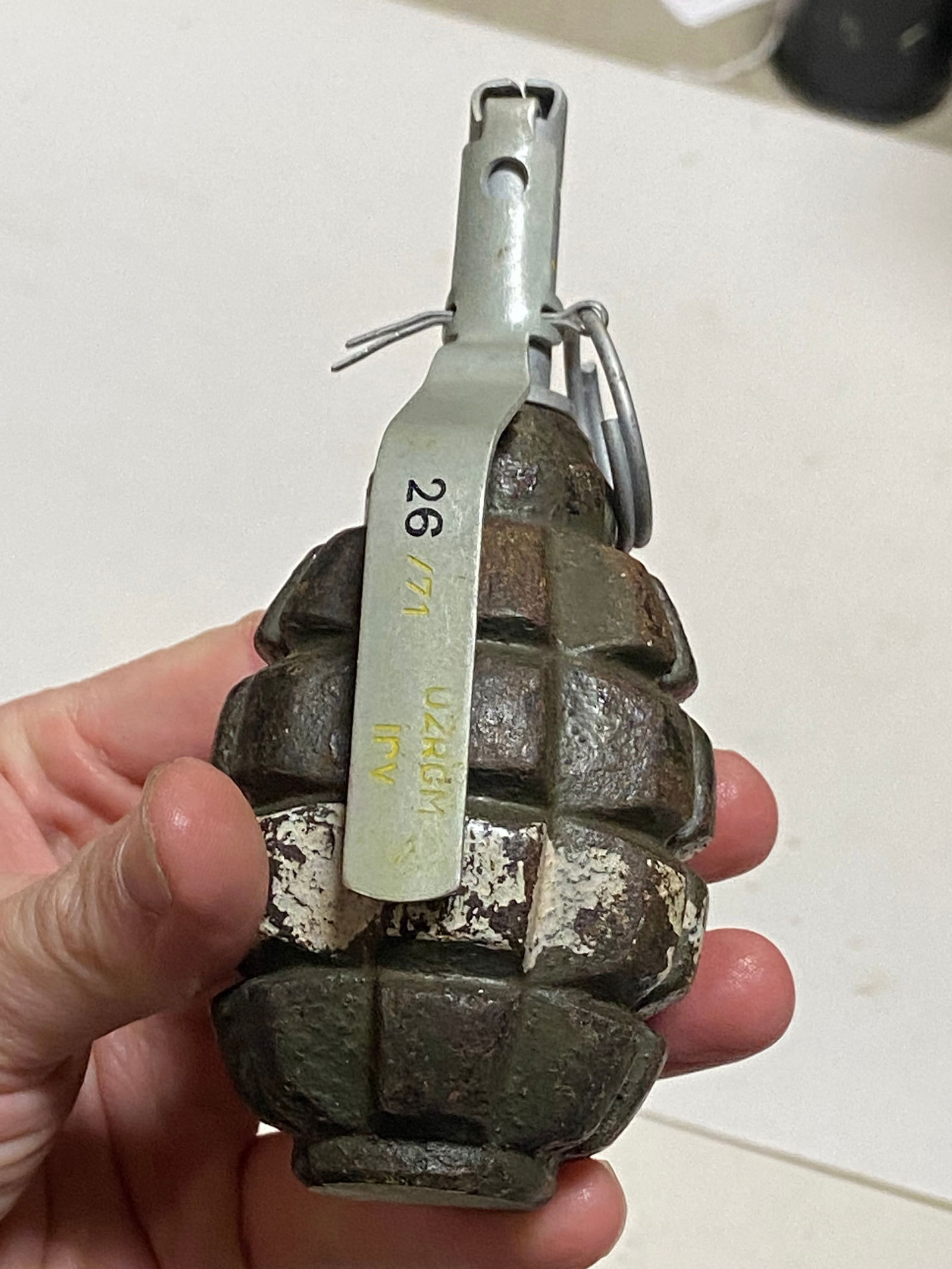 Inert WWII Soviet Russian F1 Hand Grenade - 2