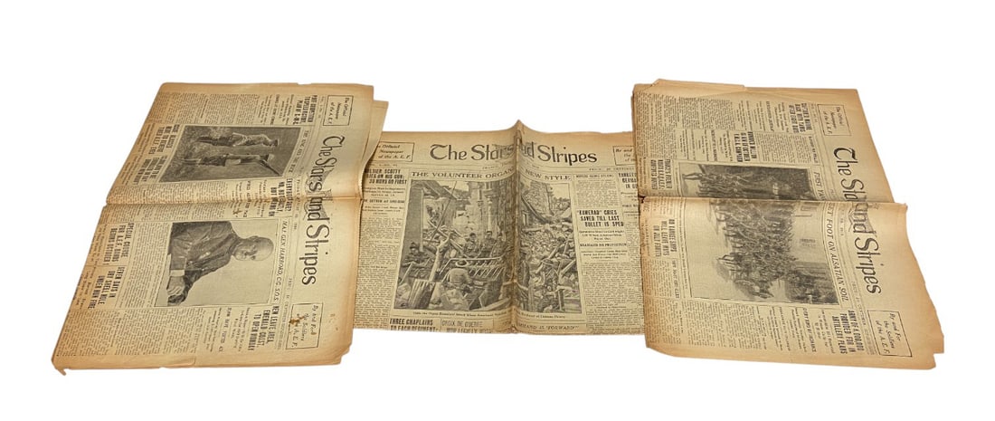 WWI Graphic History/Pictorial Newspaper and Clipping Lot  - 8