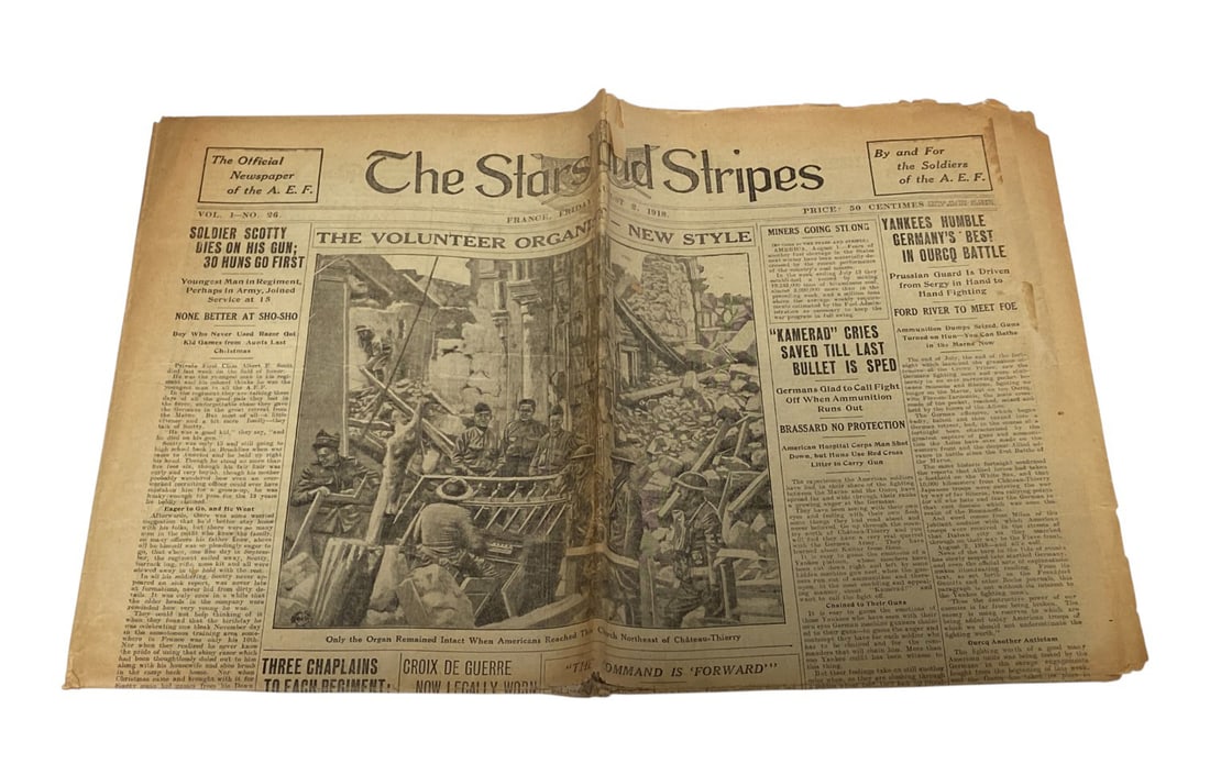 WWI Graphic History/Pictorial Newspaper and Clipping Lot  - 9